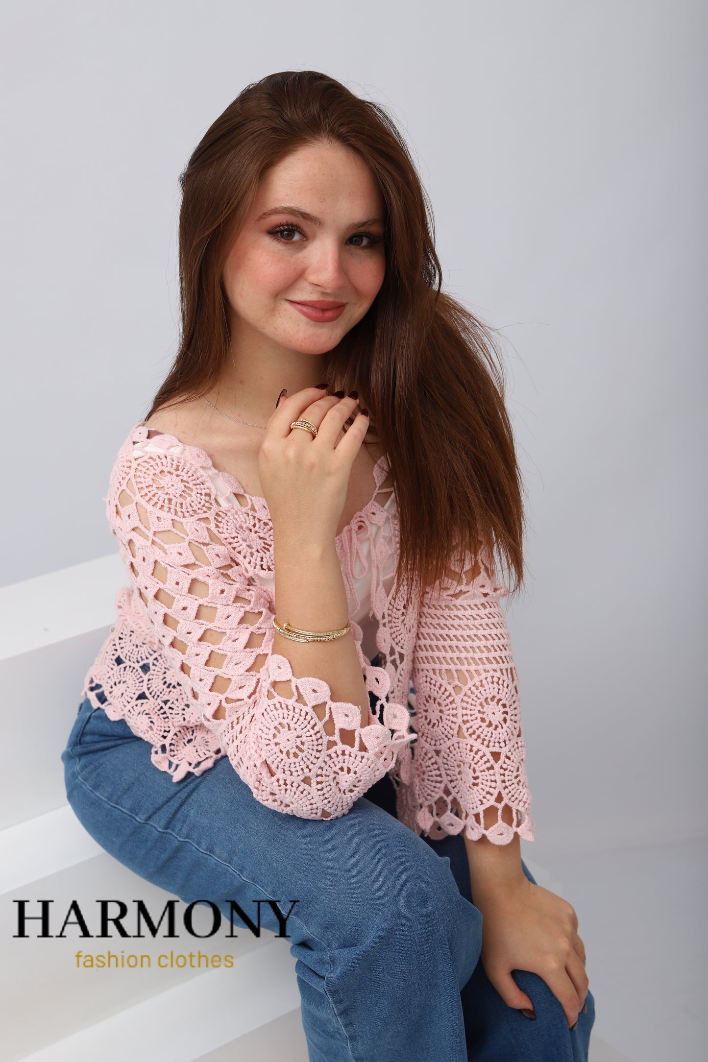 Cardigan Dentelle Crochet