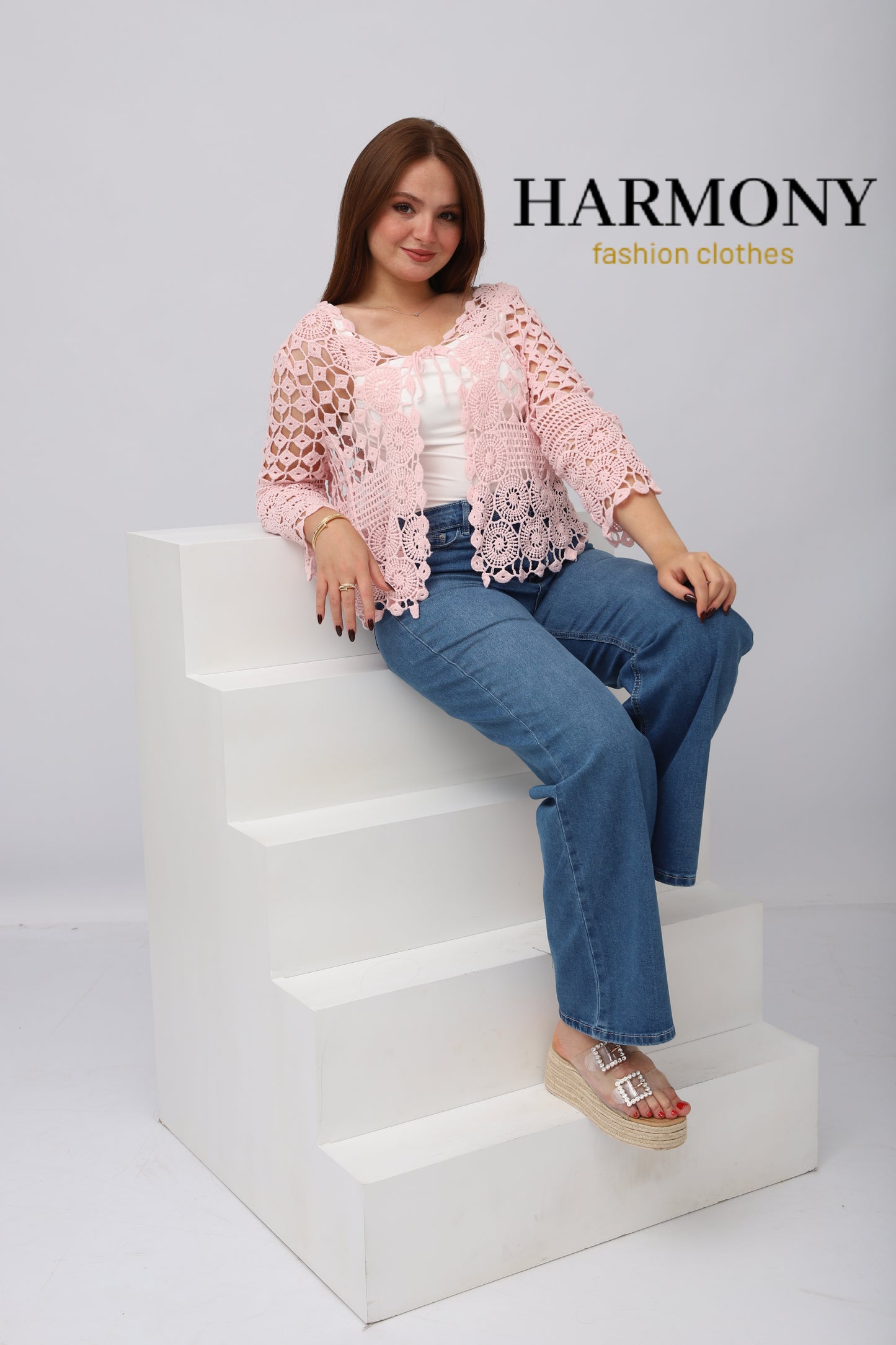 Cardigan Dentelle Crochet