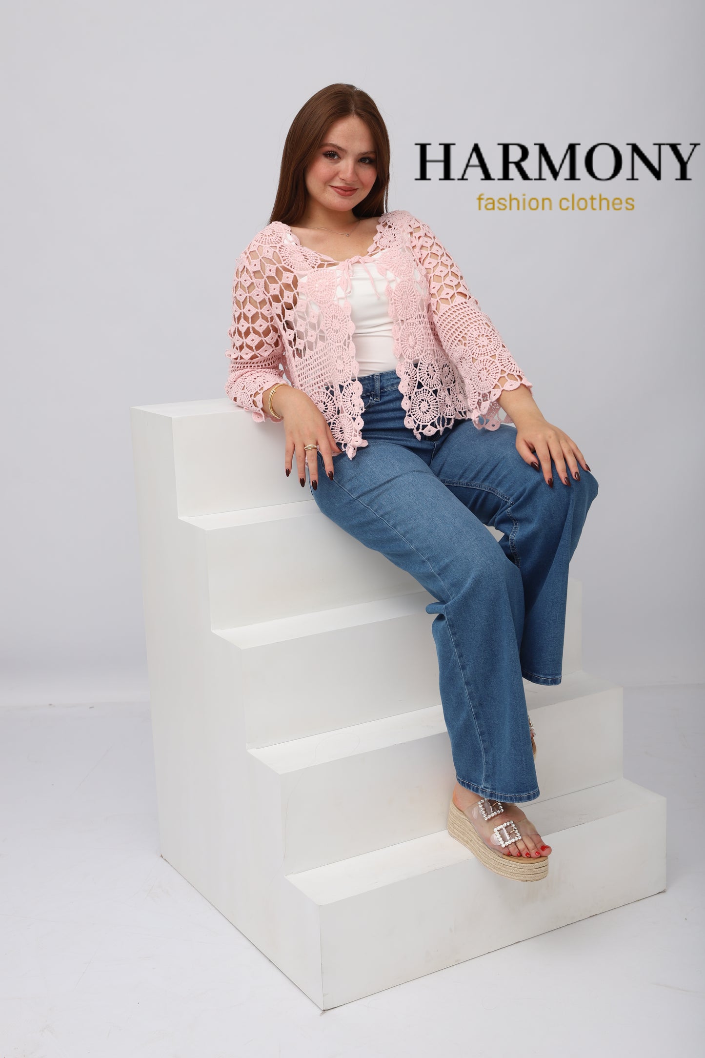 Cardigan Dentelle Crochet