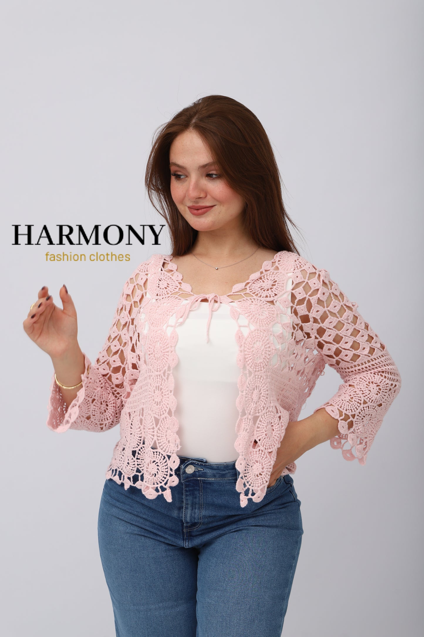 Cardigan Dentelle Crochet