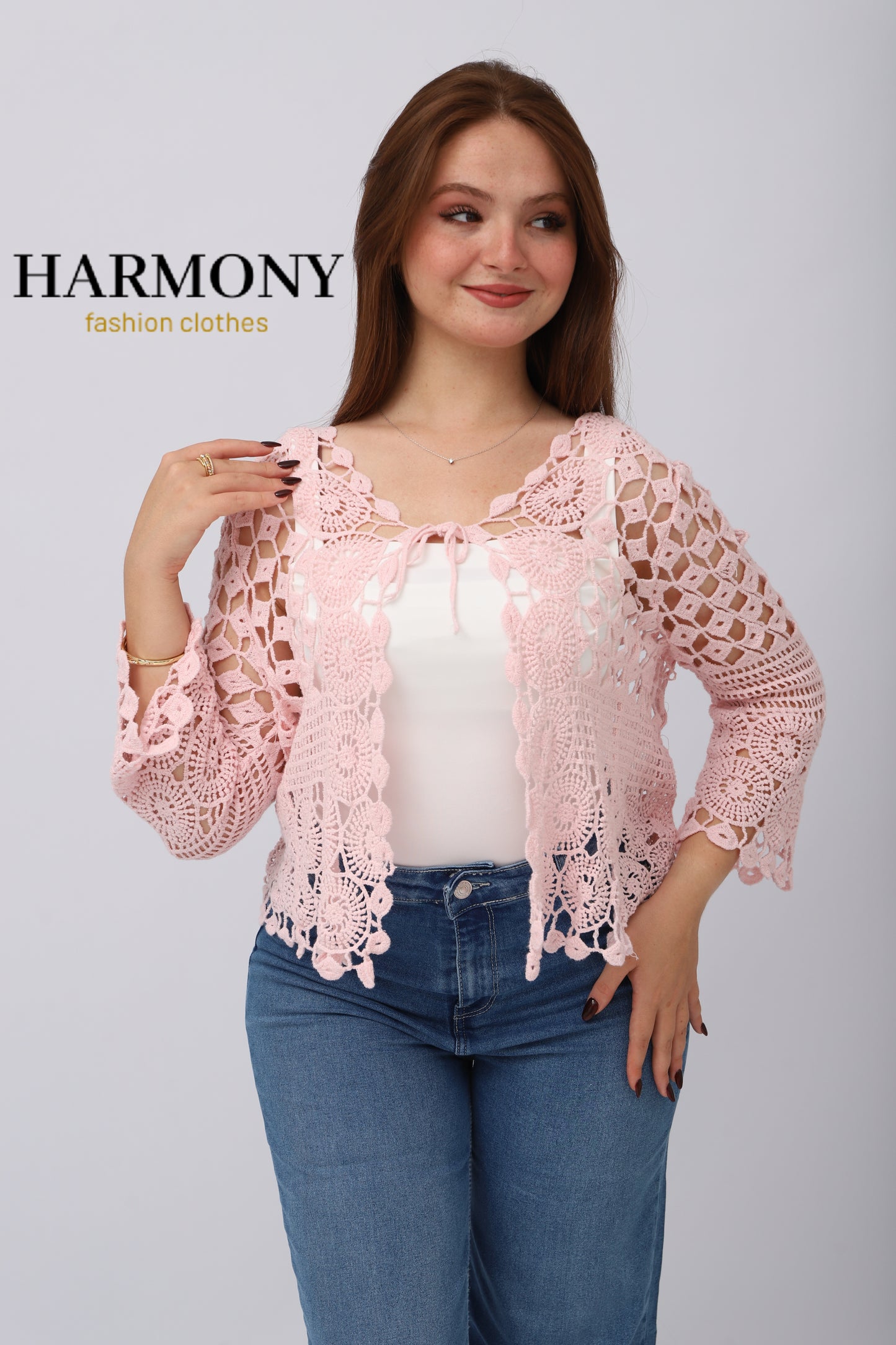 Cardigan Dentelle Crochet