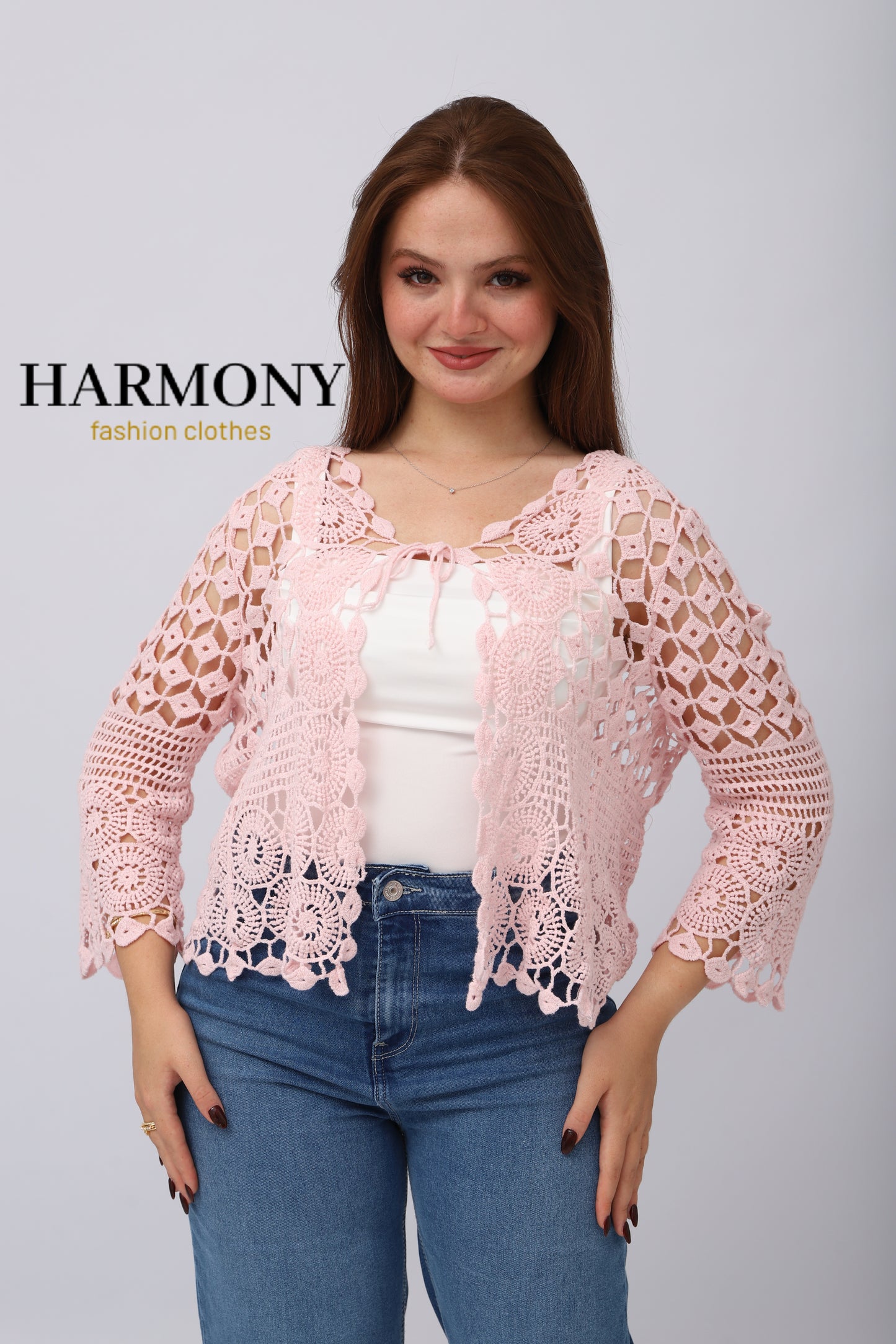 Cardigan Dentelle Crochet