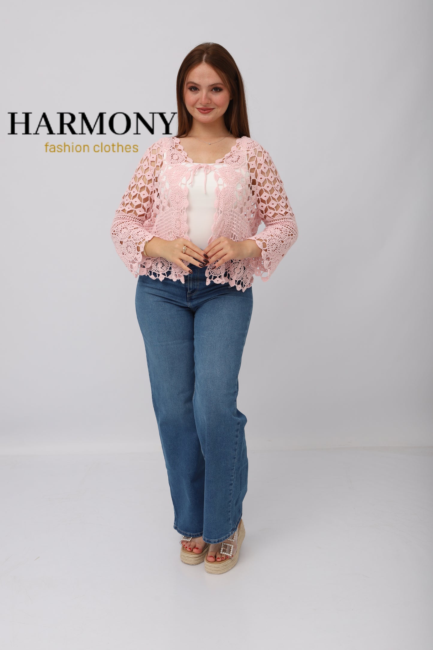 Cardigan Dentelle Crochet