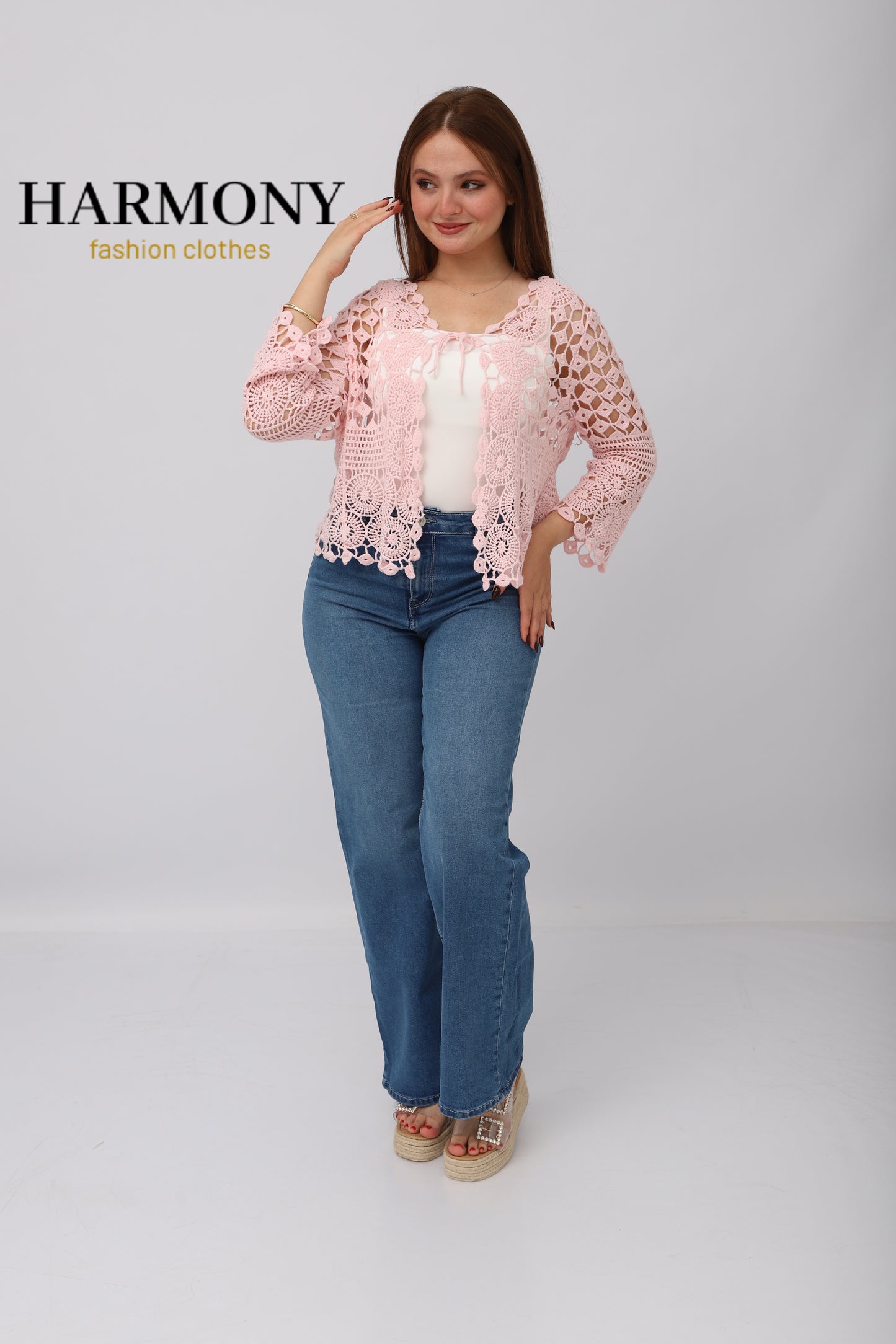 Cardigan Dentelle Crochet