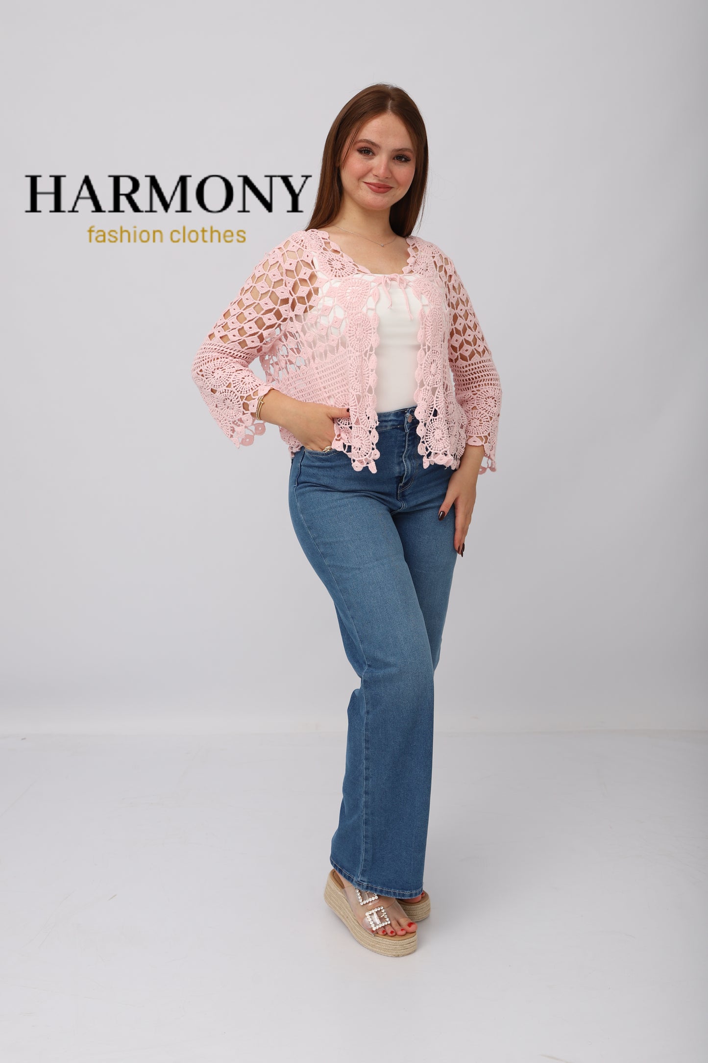 Cardigan Dentelle Crochet