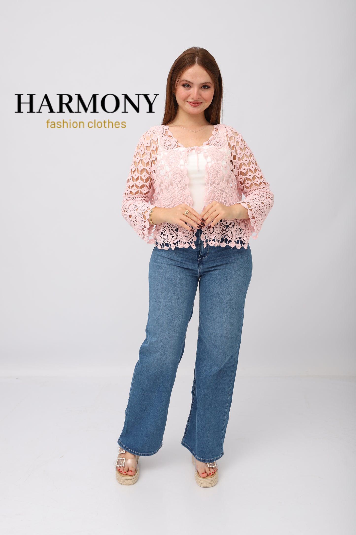 Cardigan Dentelle Crochet