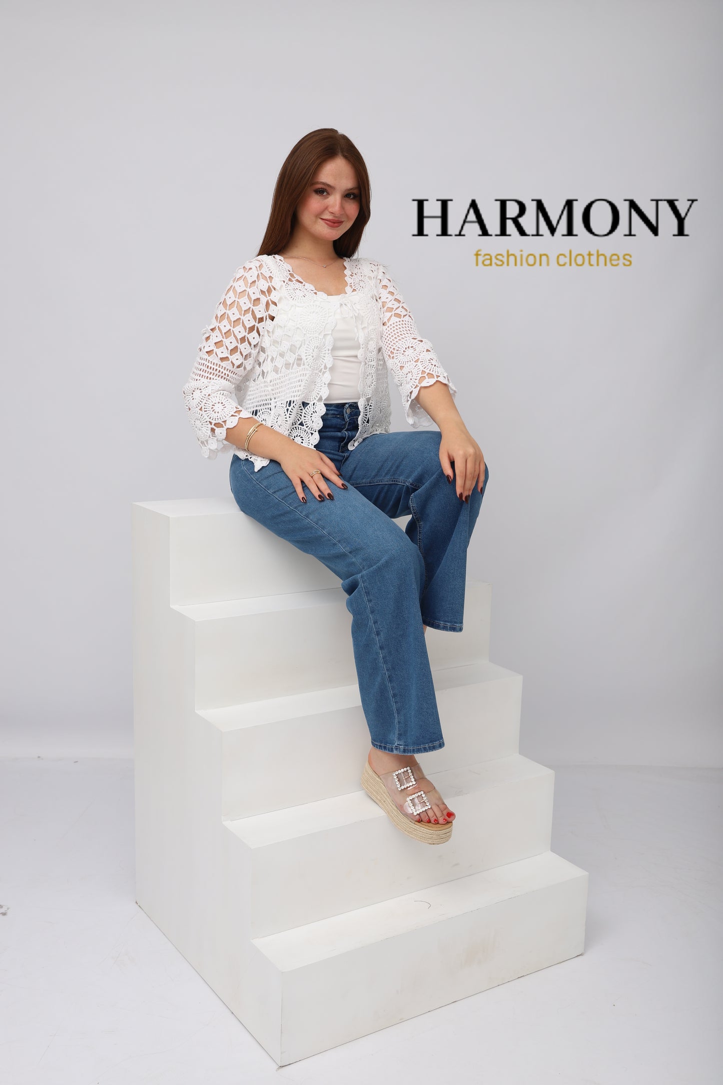 Cardigan Dentelle Crochet