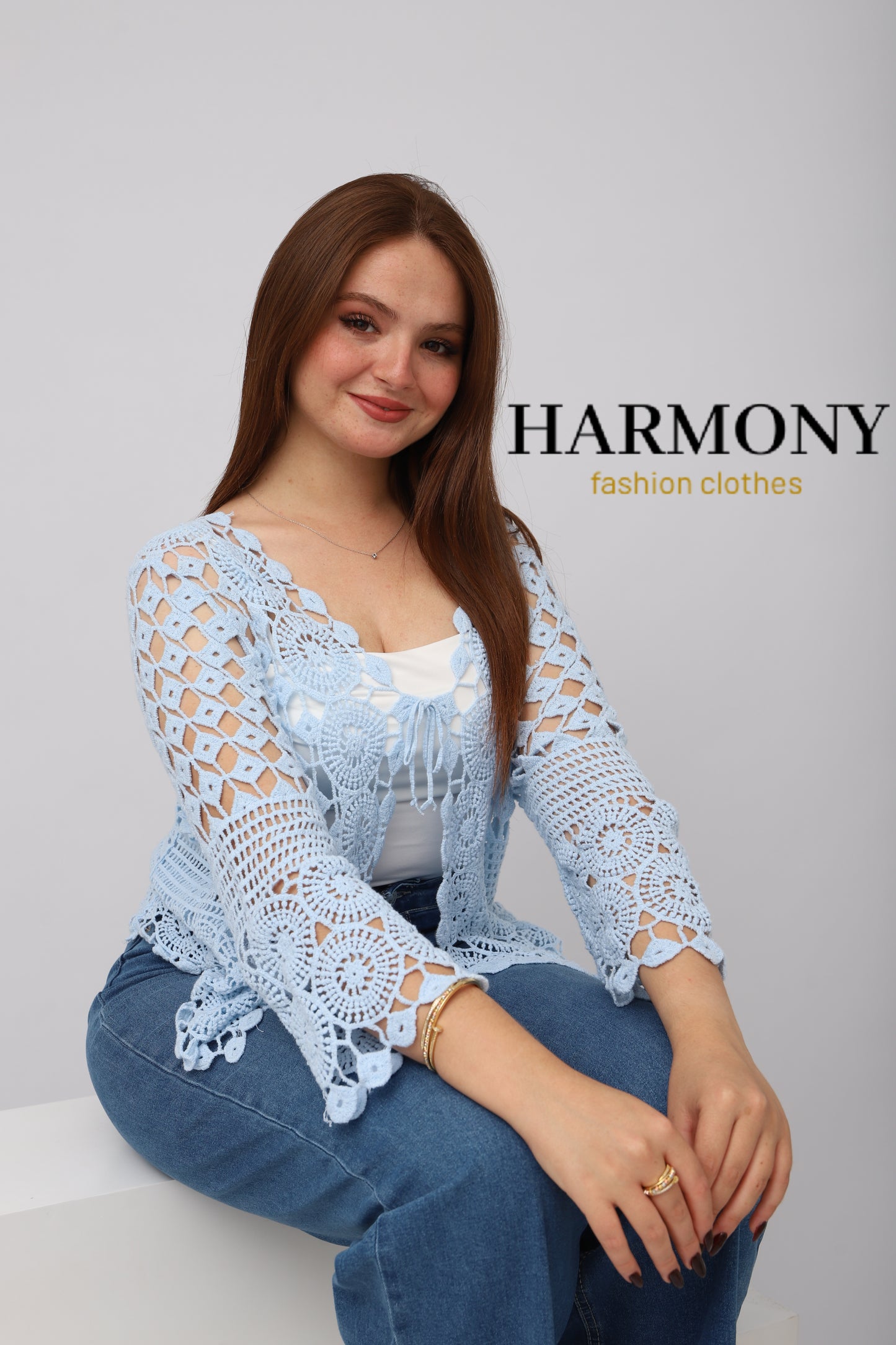 Cardigan Dentelle Crochet