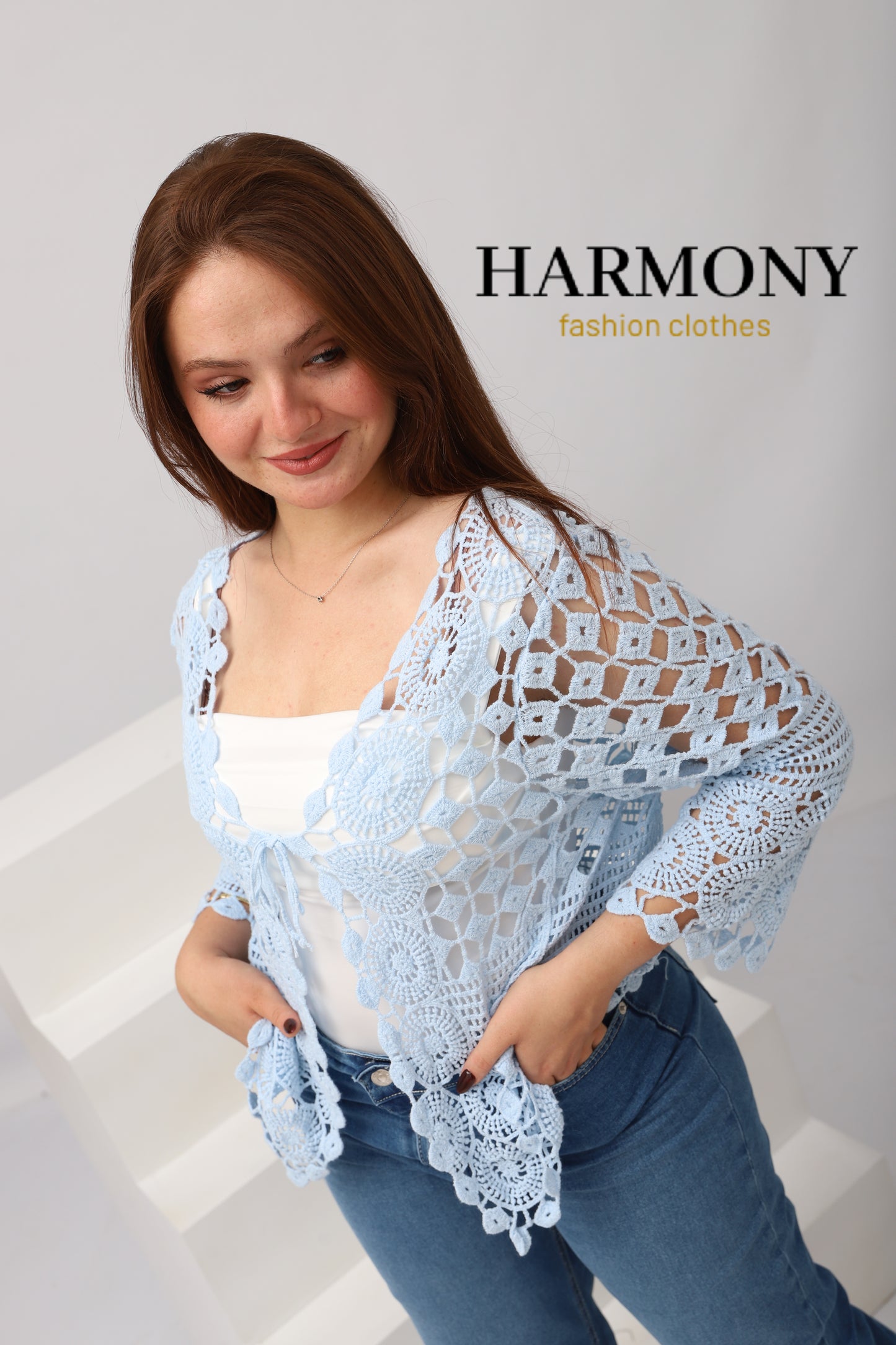 Cardigan Dentelle Crochet