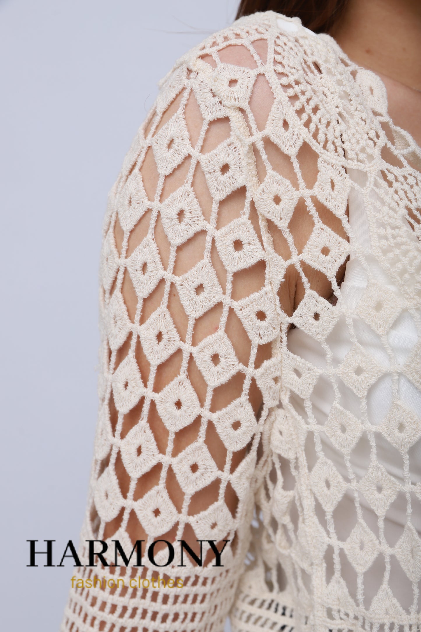 Cardigan Dentelle Crochet