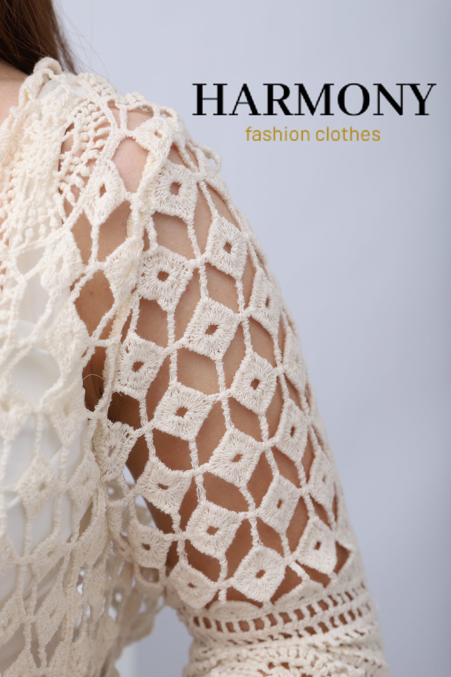 Cardigan Dentelle Crochet