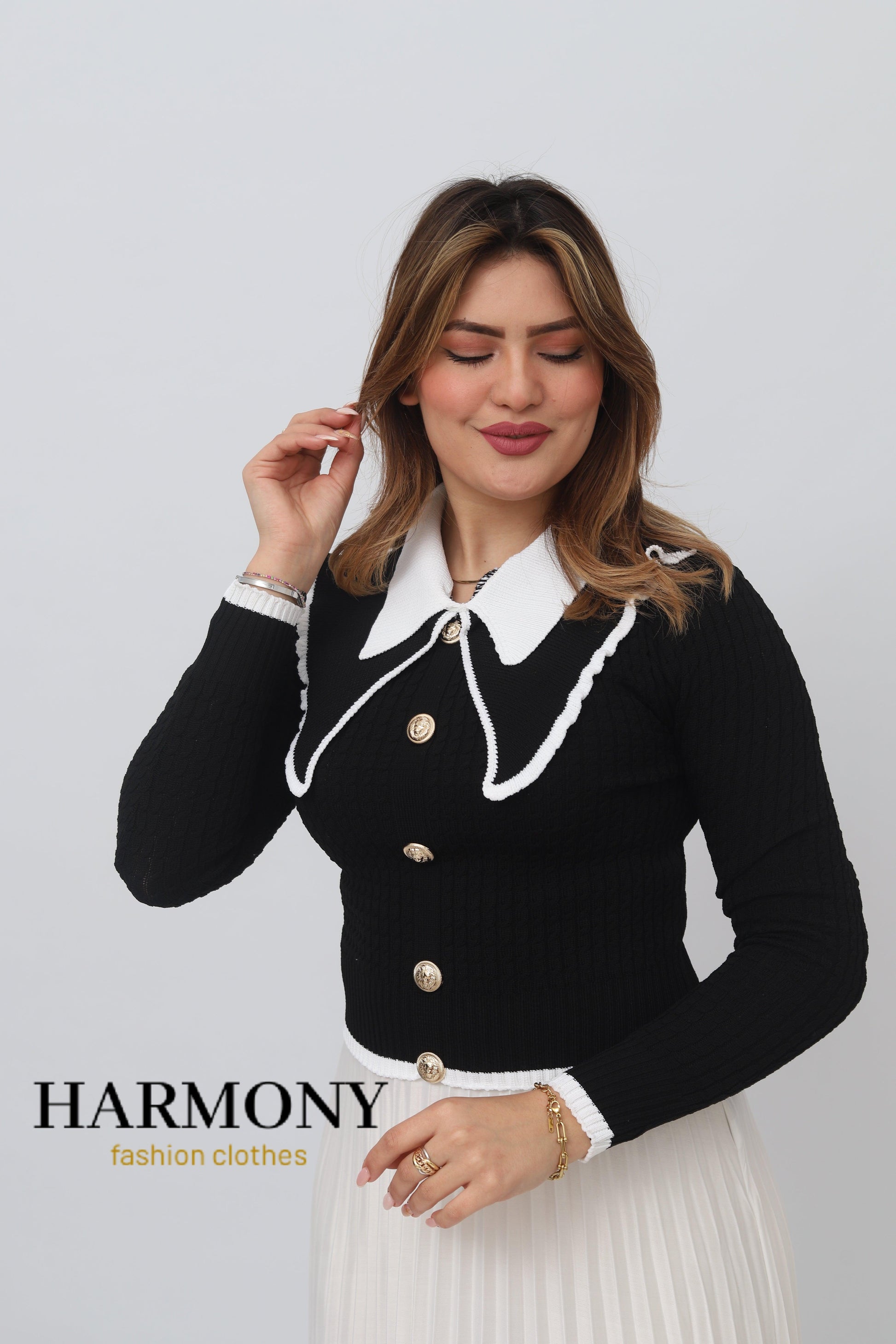 Top double col (code 2) - HARMONY fashion clothes