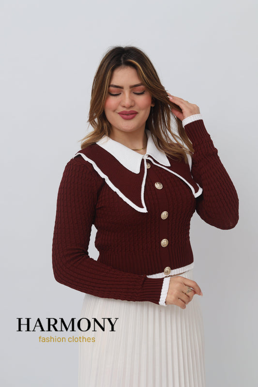 Top double col (code 1) - HARMONY fashion clothes