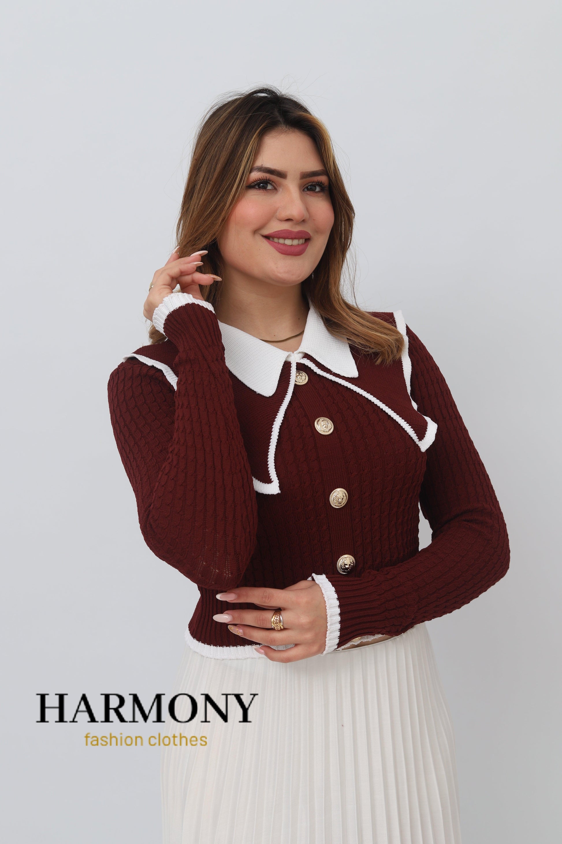 Top double col (code 1) - HARMONY fashion clothes