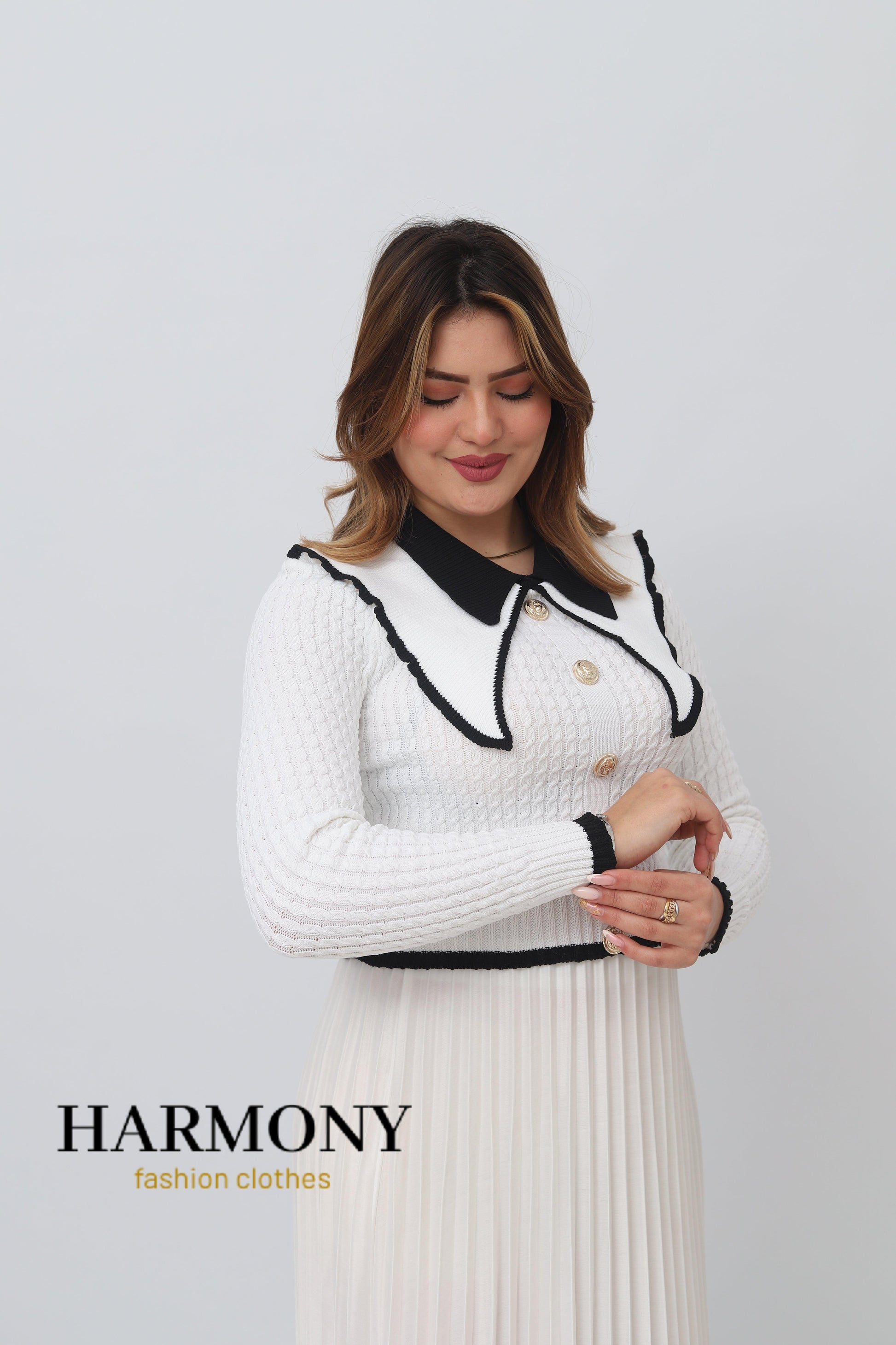 Top double col (code 3) - HARMONY fashion clothes