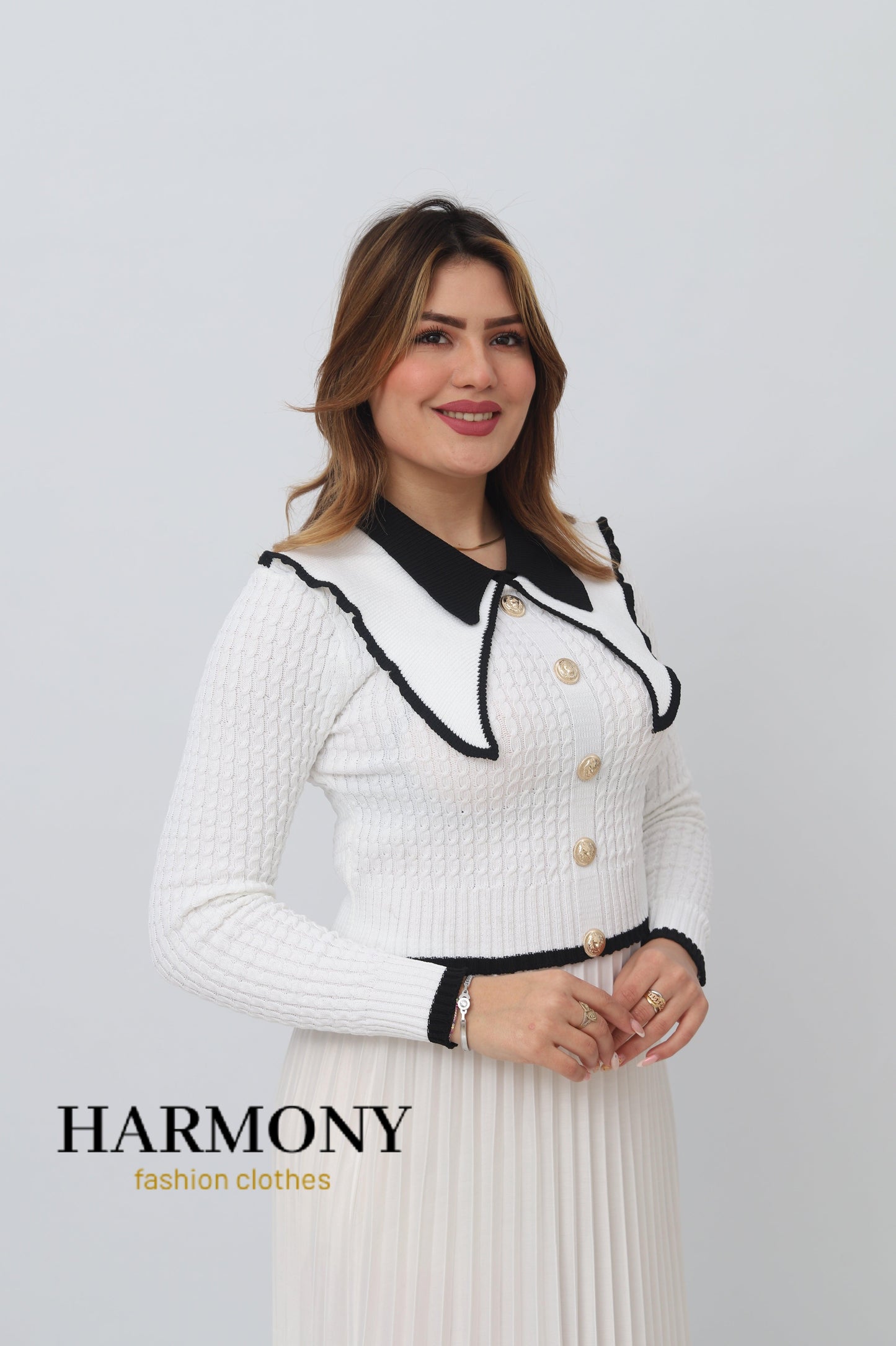 Top double col (code 3) - HARMONY fashion clothes