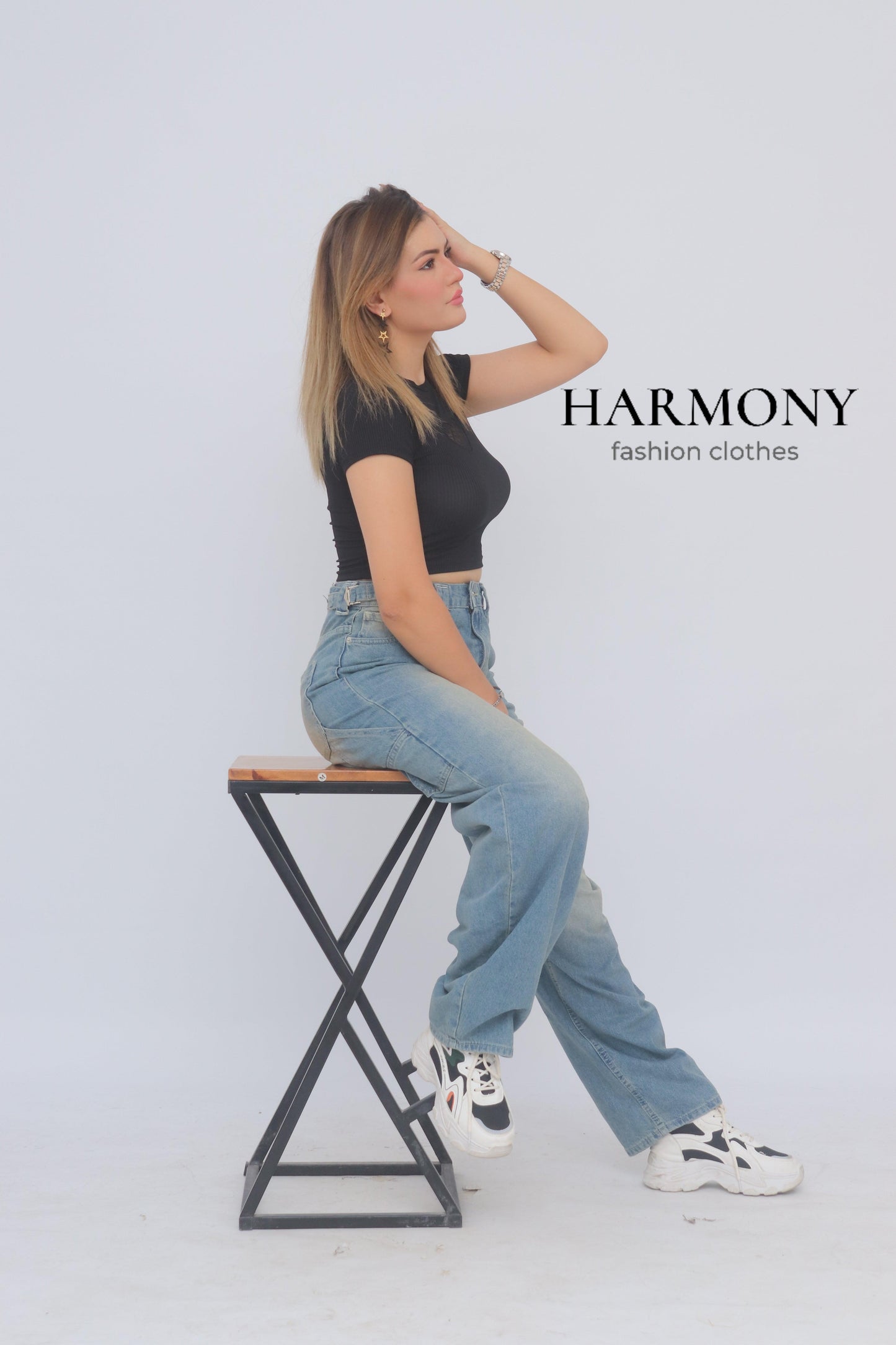 Baggy carpenter jeans (code 2 ) - HARMONY fashion clothes