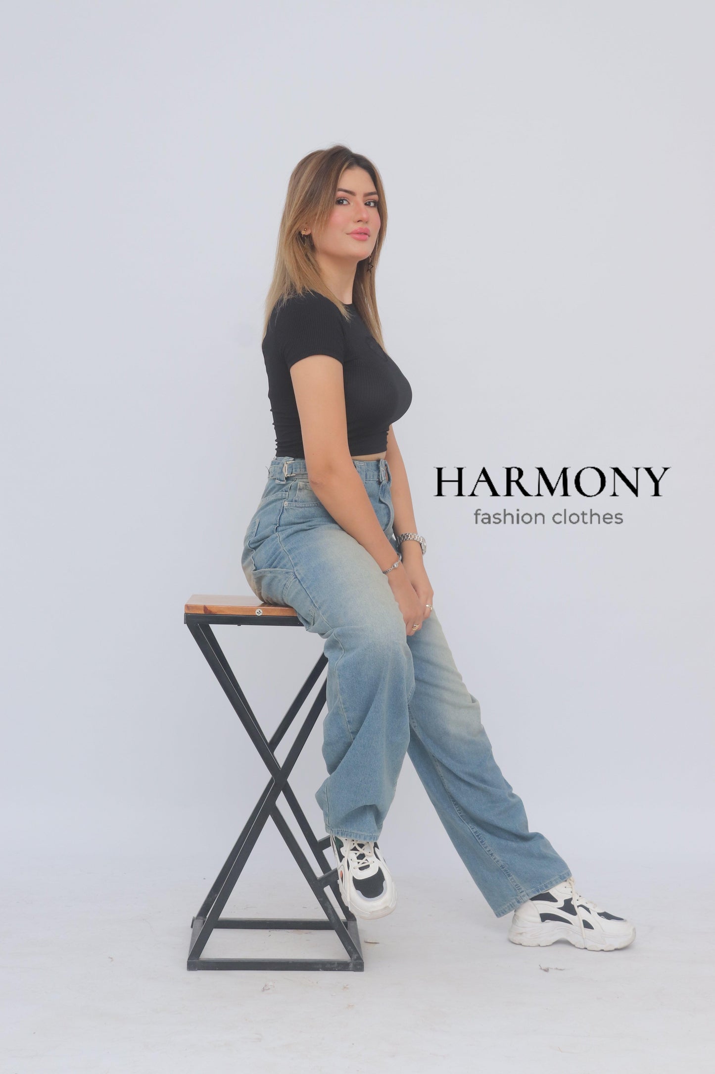 Baggy carpenter jeans (code 2 ) - HARMONY fashion clothes