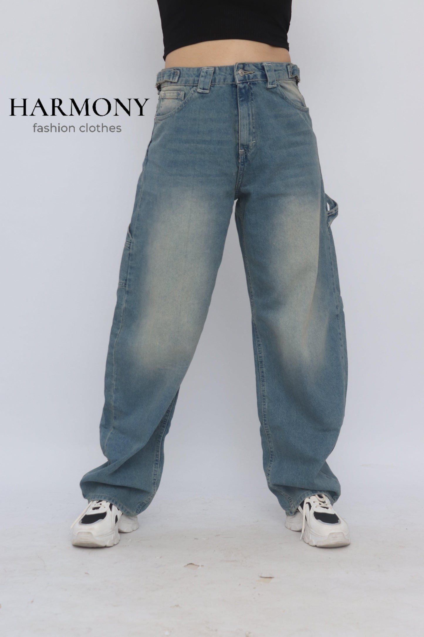 Baggy carpenter jeans (code 2 ) - HARMONY fashion clothes