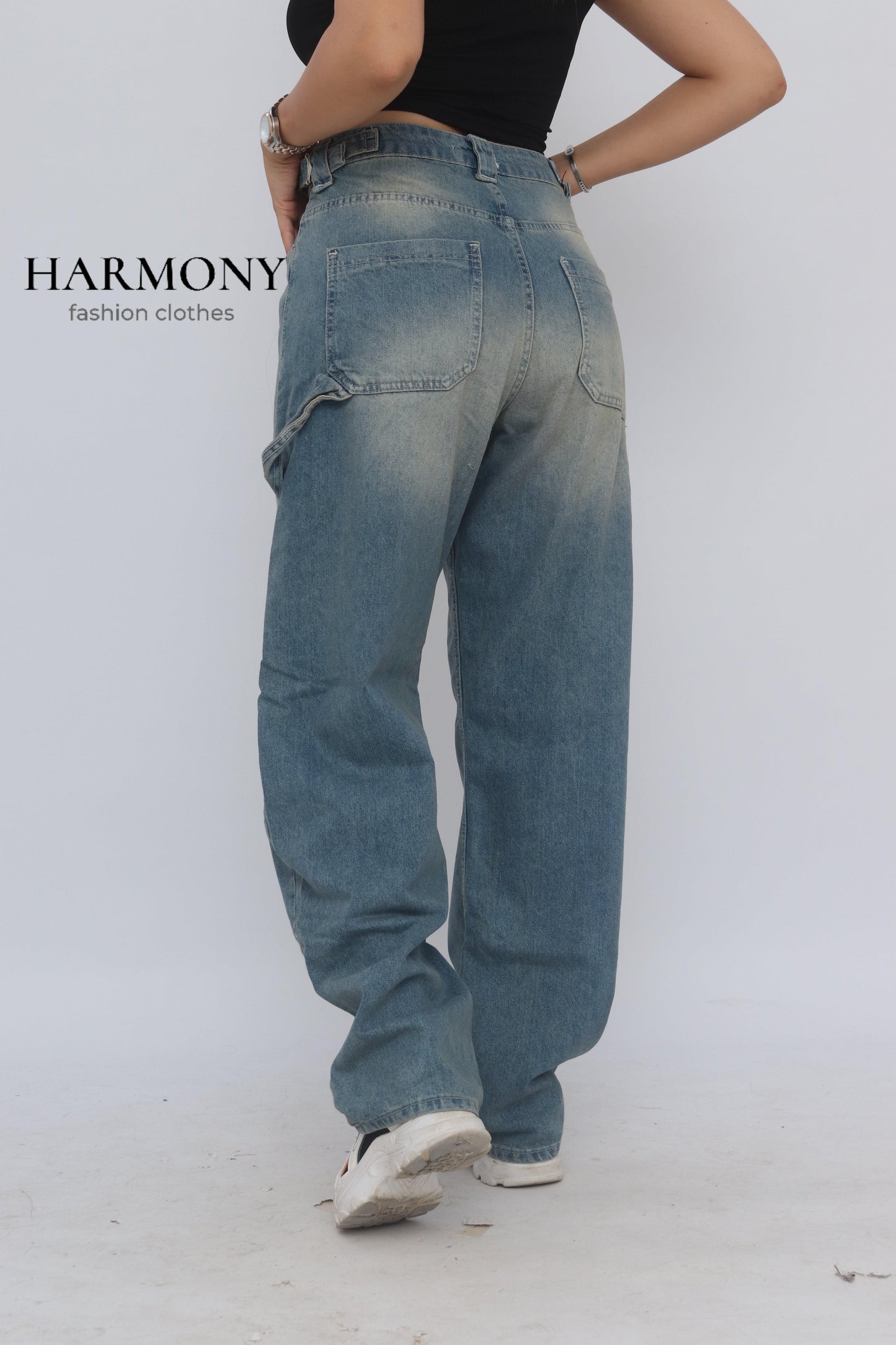 Baggy carpenter jeans (code 2 ) - HARMONY fashion clothes