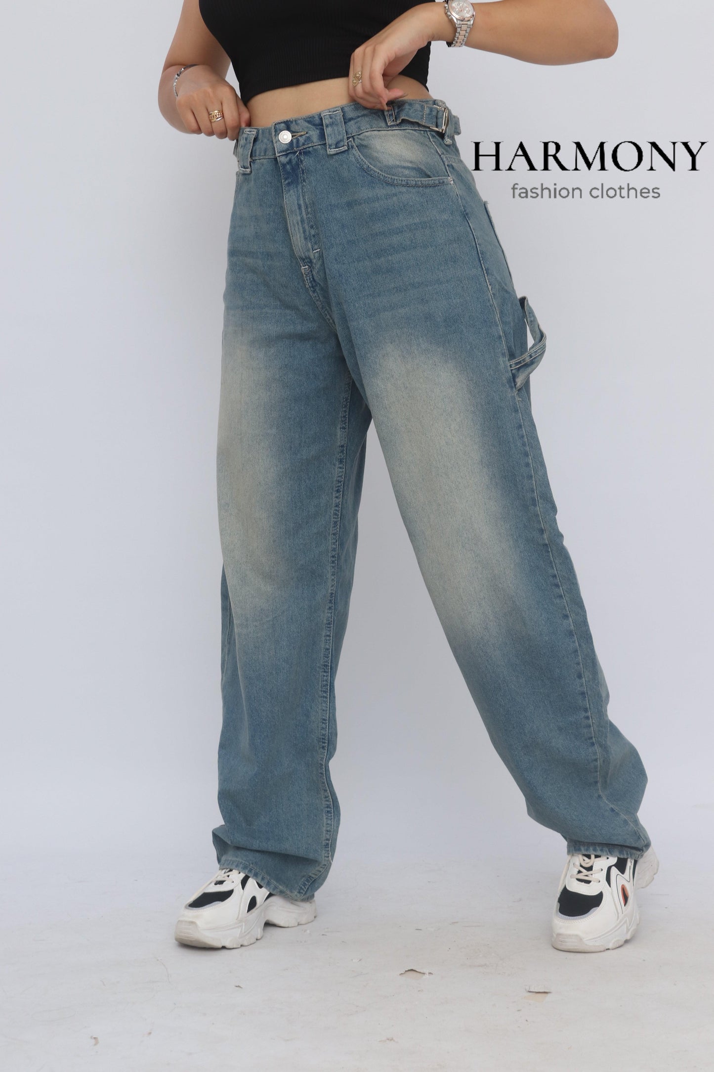 Baggy carpenter jeans (code 2 ) - HARMONY fashion clothes