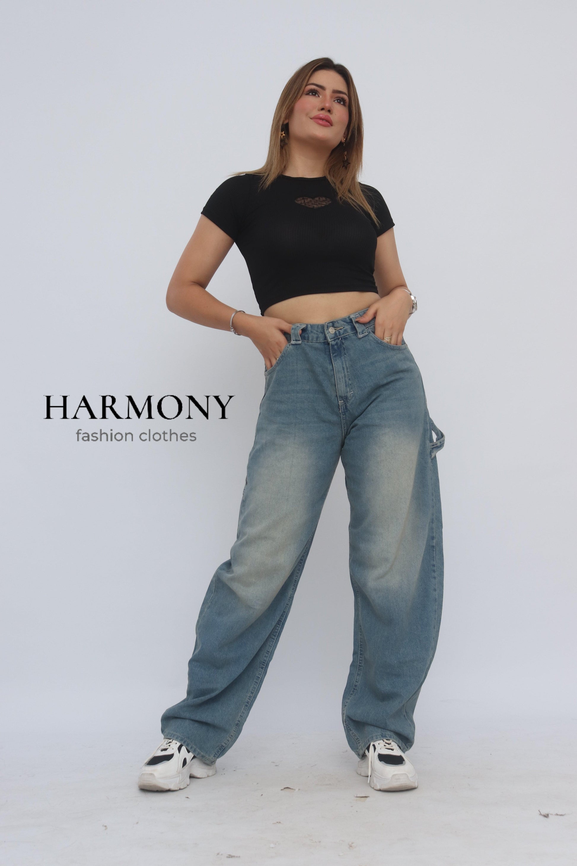 Baggy carpenter jeans (code 2 ) - HARMONY fashion clothes