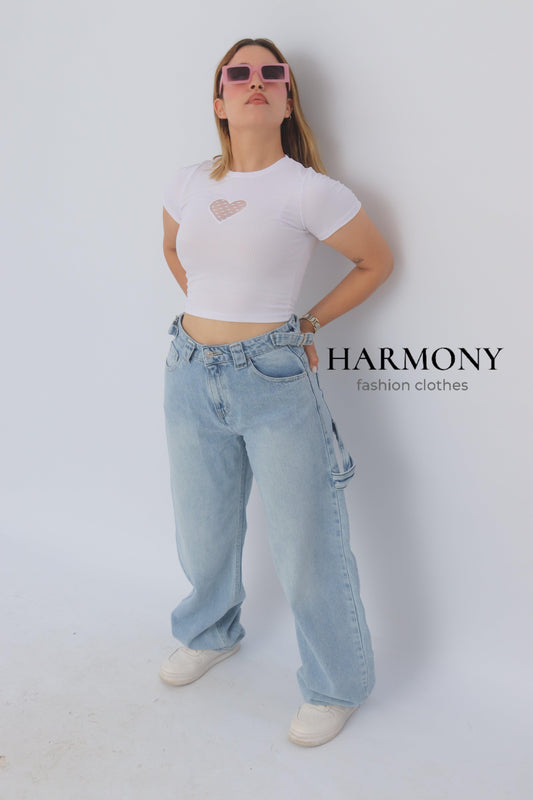 Baggy carpenter jeans (code 1 ) - HARMONY fashion clothes