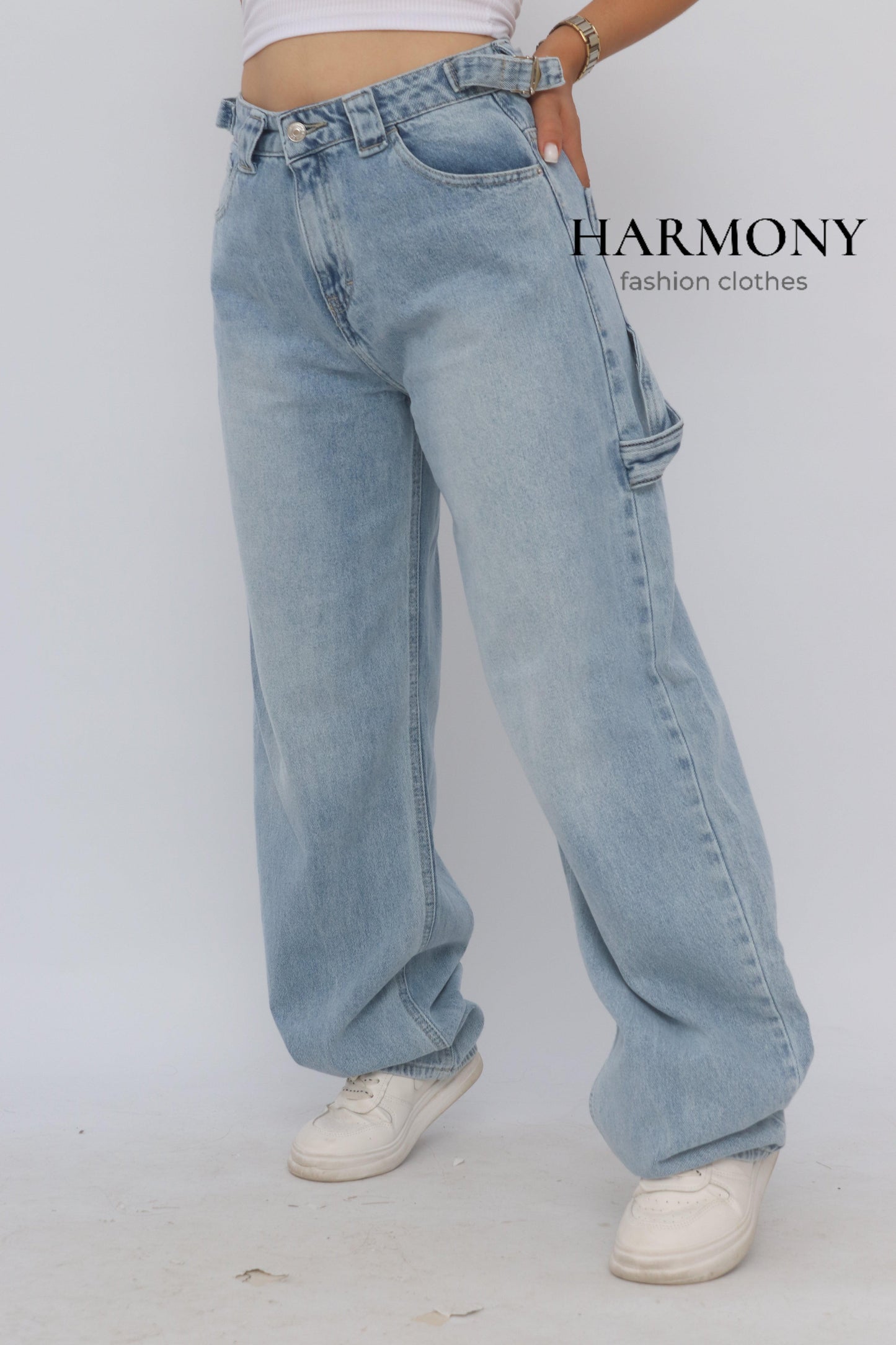 Baggy carpenter jeans (code 1 ) - HARMONY fashion clothes