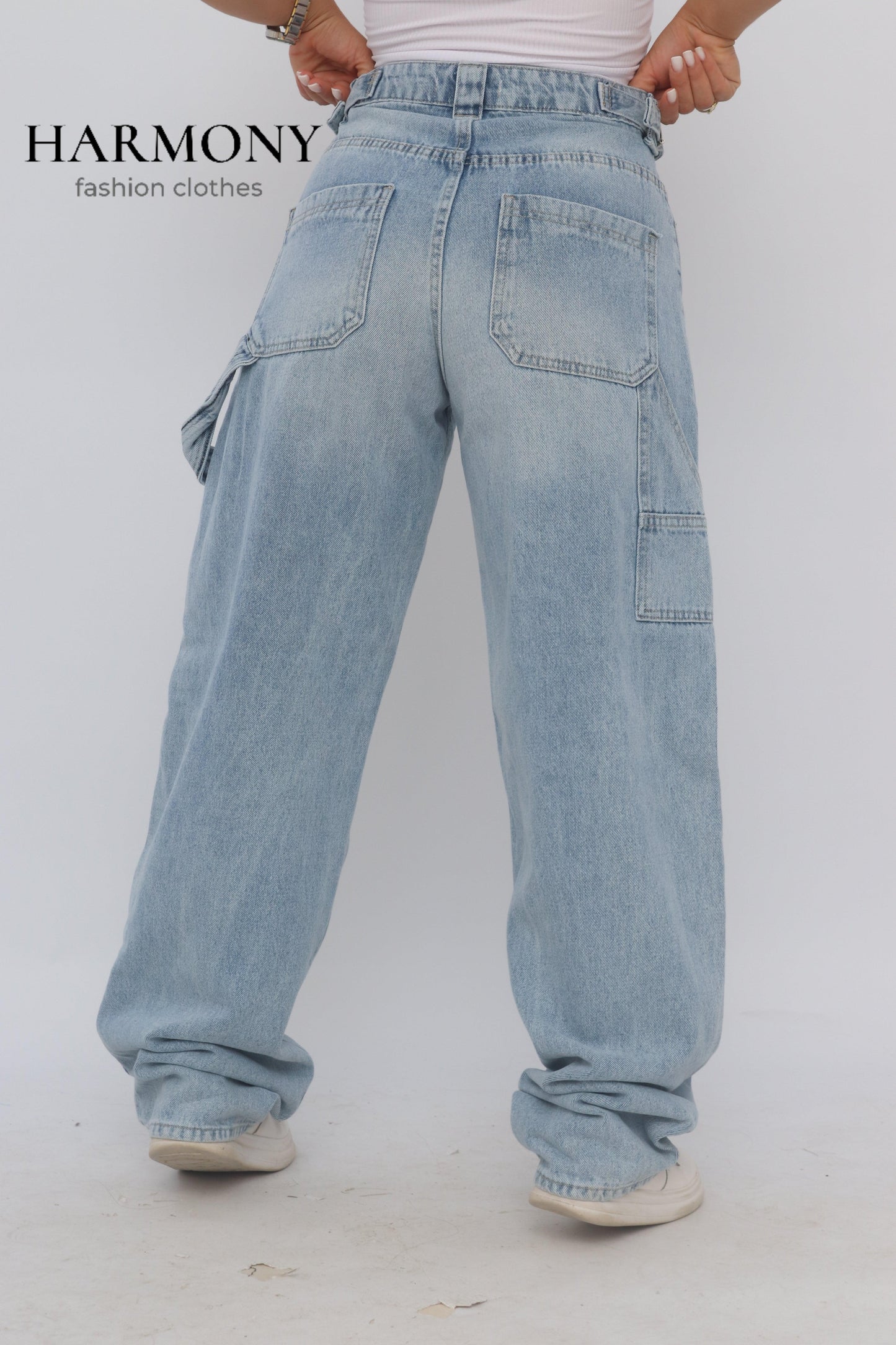 Baggy carpenter jeans (code 1 ) - HARMONY fashion clothes