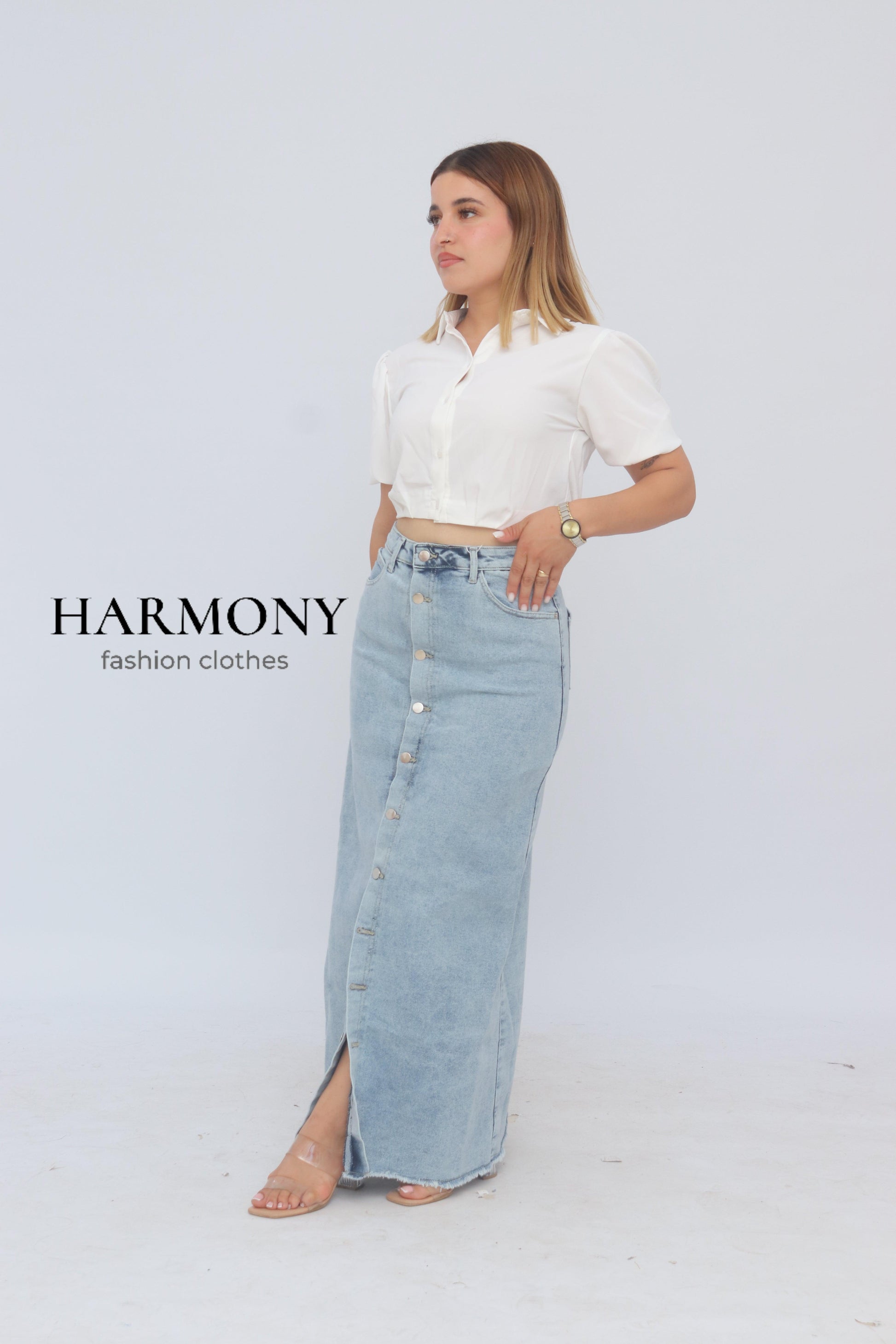 Jupe jeans ( code 1 ) - HARMONY fashion clothes