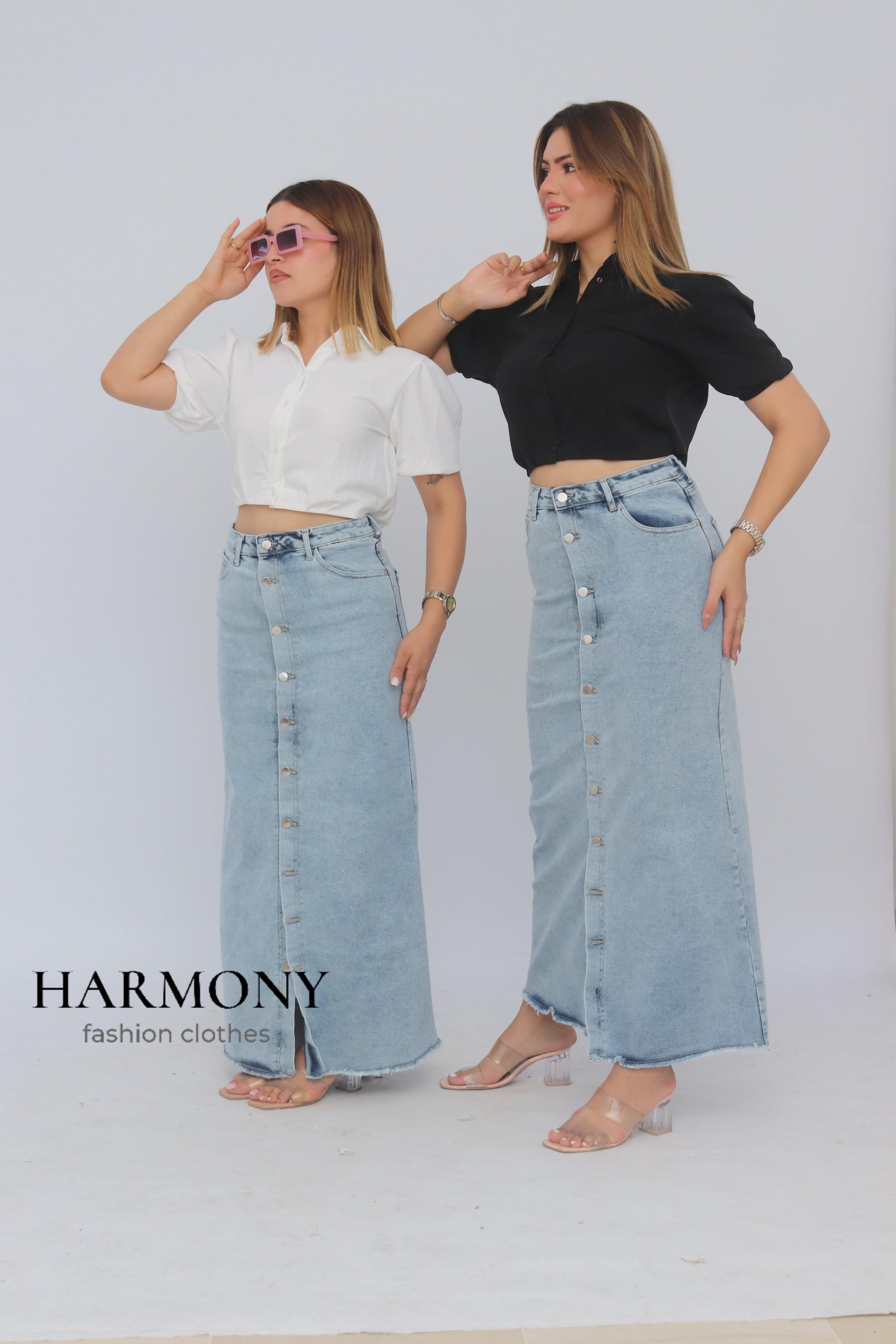 Jupe jeans ( code 1 ) - HARMONY fashion clothes