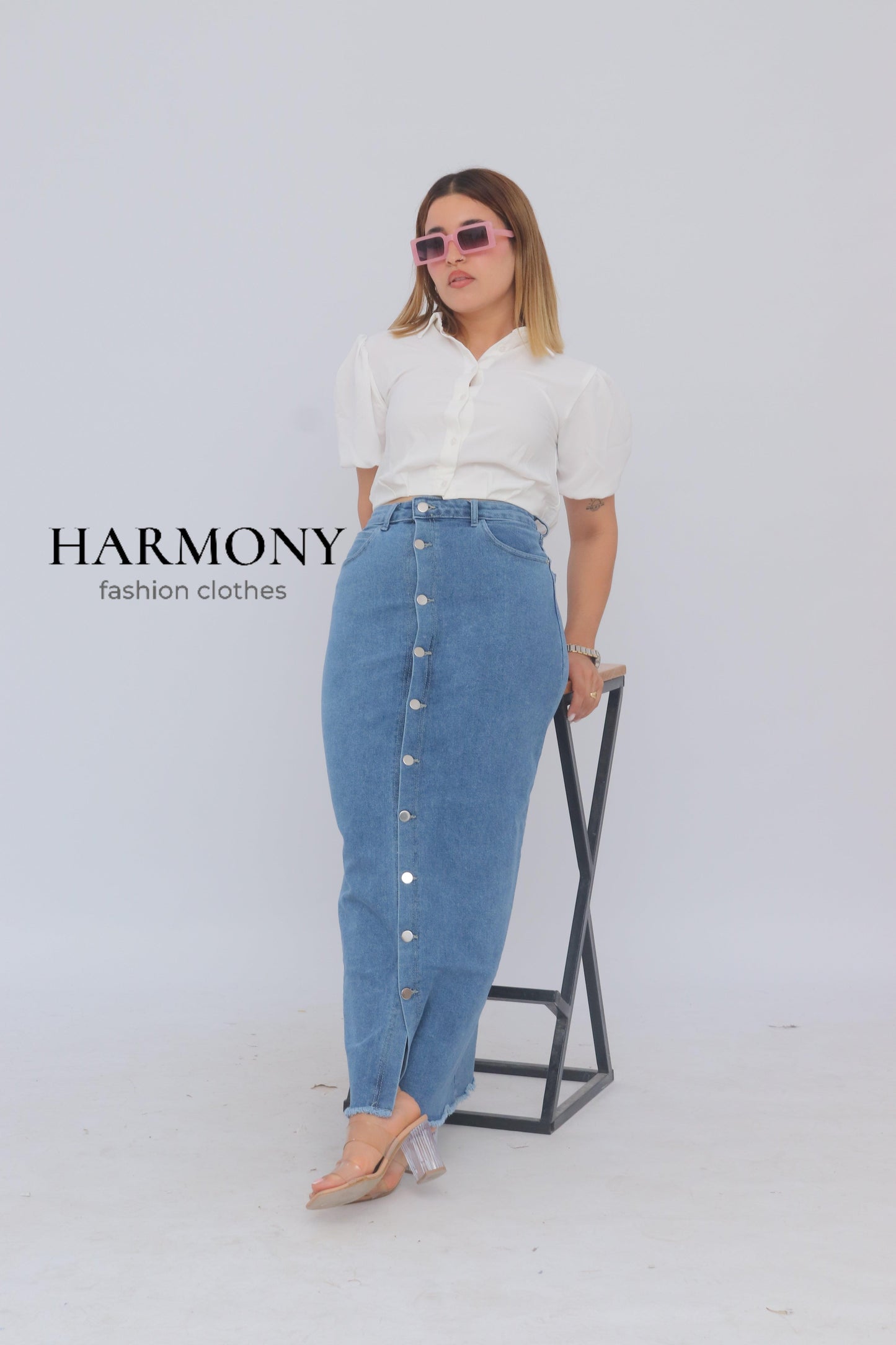 Jupe jeans ( code 2 ) - HARMONY fashion clothes