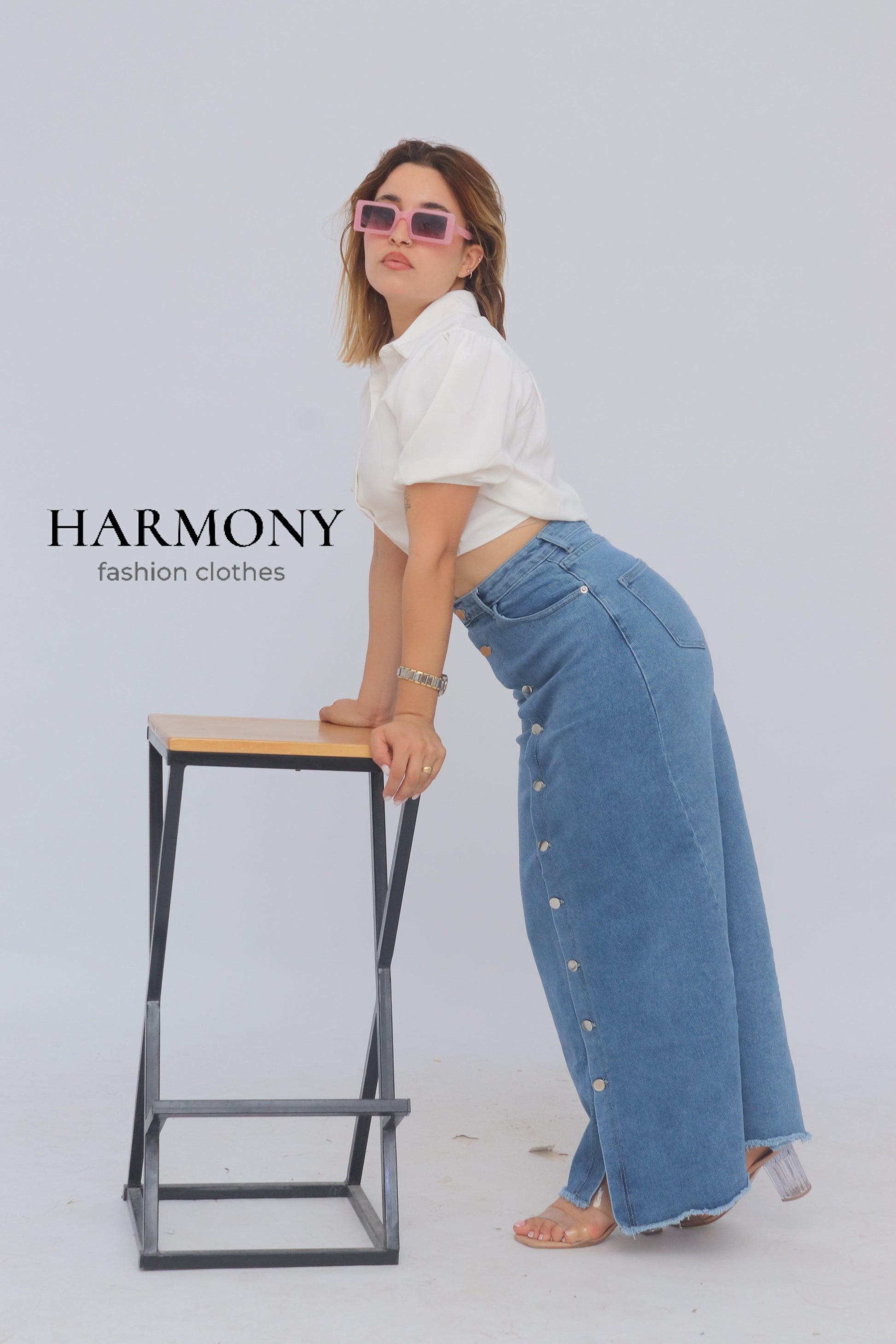 Jupe jeans ( code 2 ) - HARMONY fashion clothes