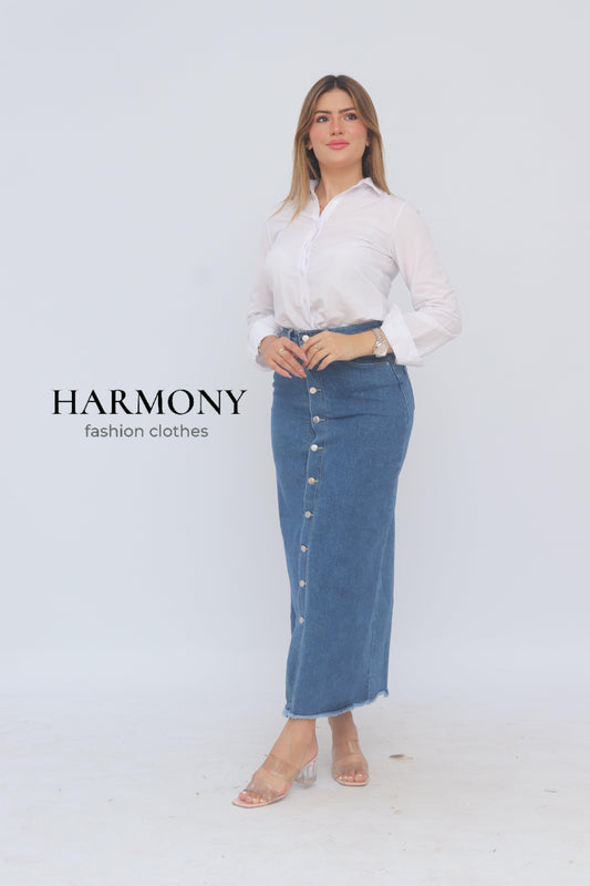 Jupe jeans ( code 3 ) - HARMONY fashion clothes