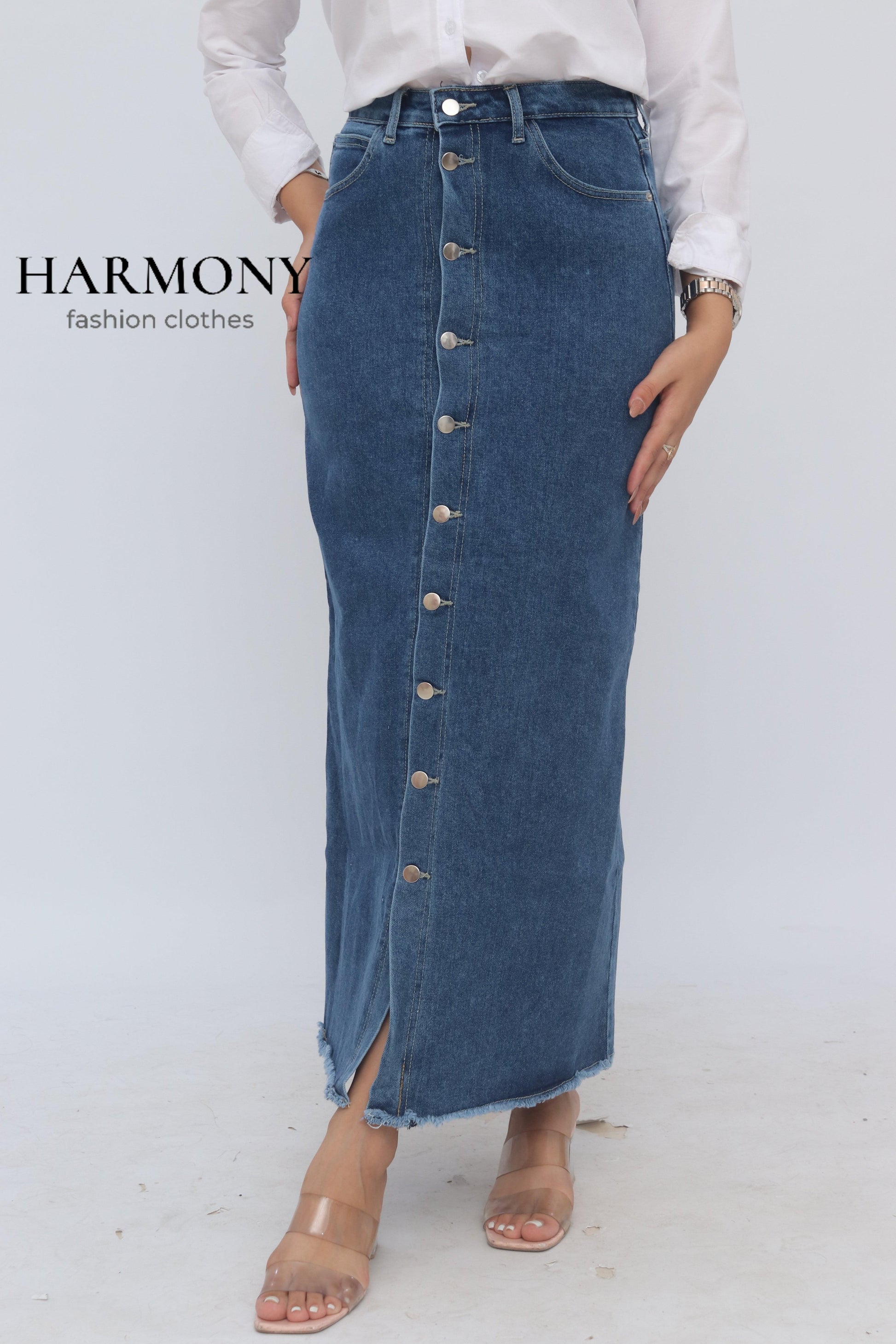 Jupe jeans ( code 3 ) - HARMONY fashion clothes