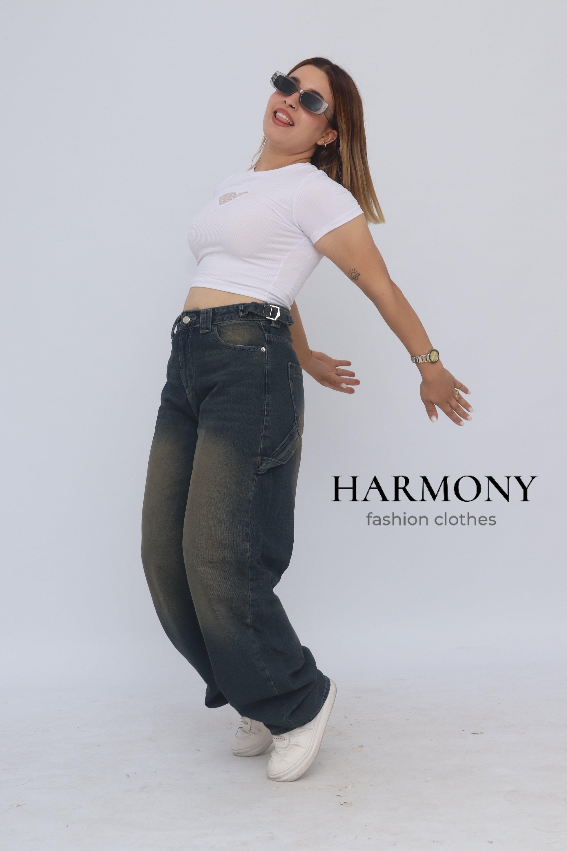 Baggy carpenter jeans ( code 4 ) - HARMONY fashion clothes