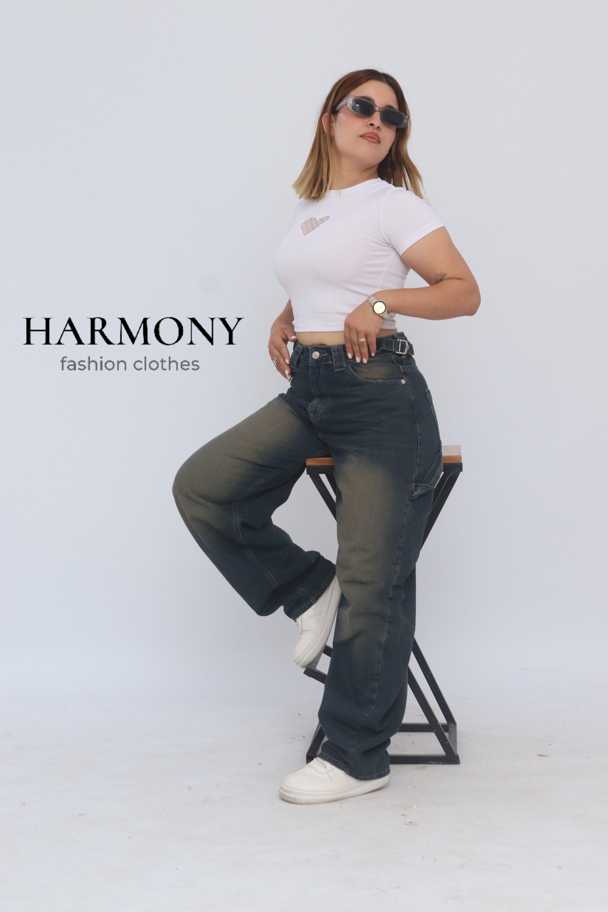 Baggy carpenter jeans ( code 4 ) - HARMONY fashion clothes