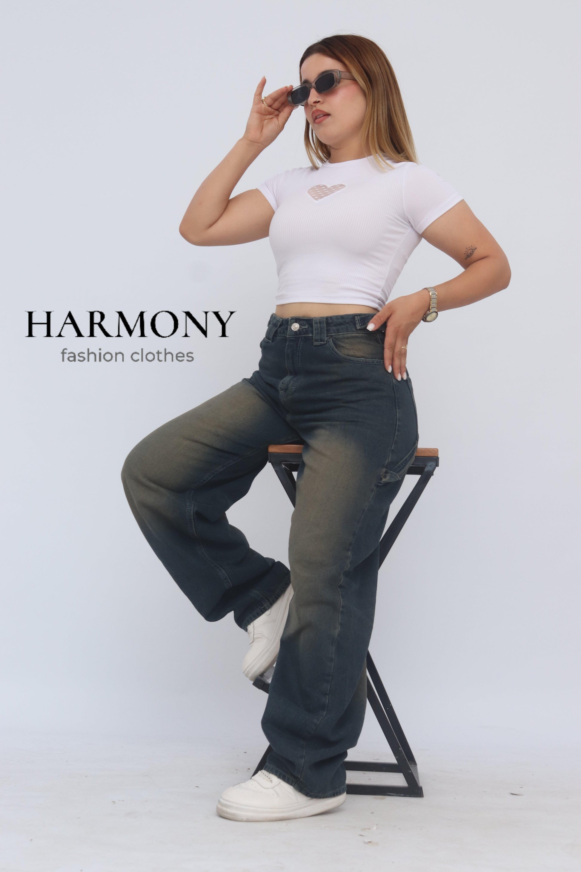 Baggy carpenter jeans ( code 4 ) - HARMONY fashion clothes