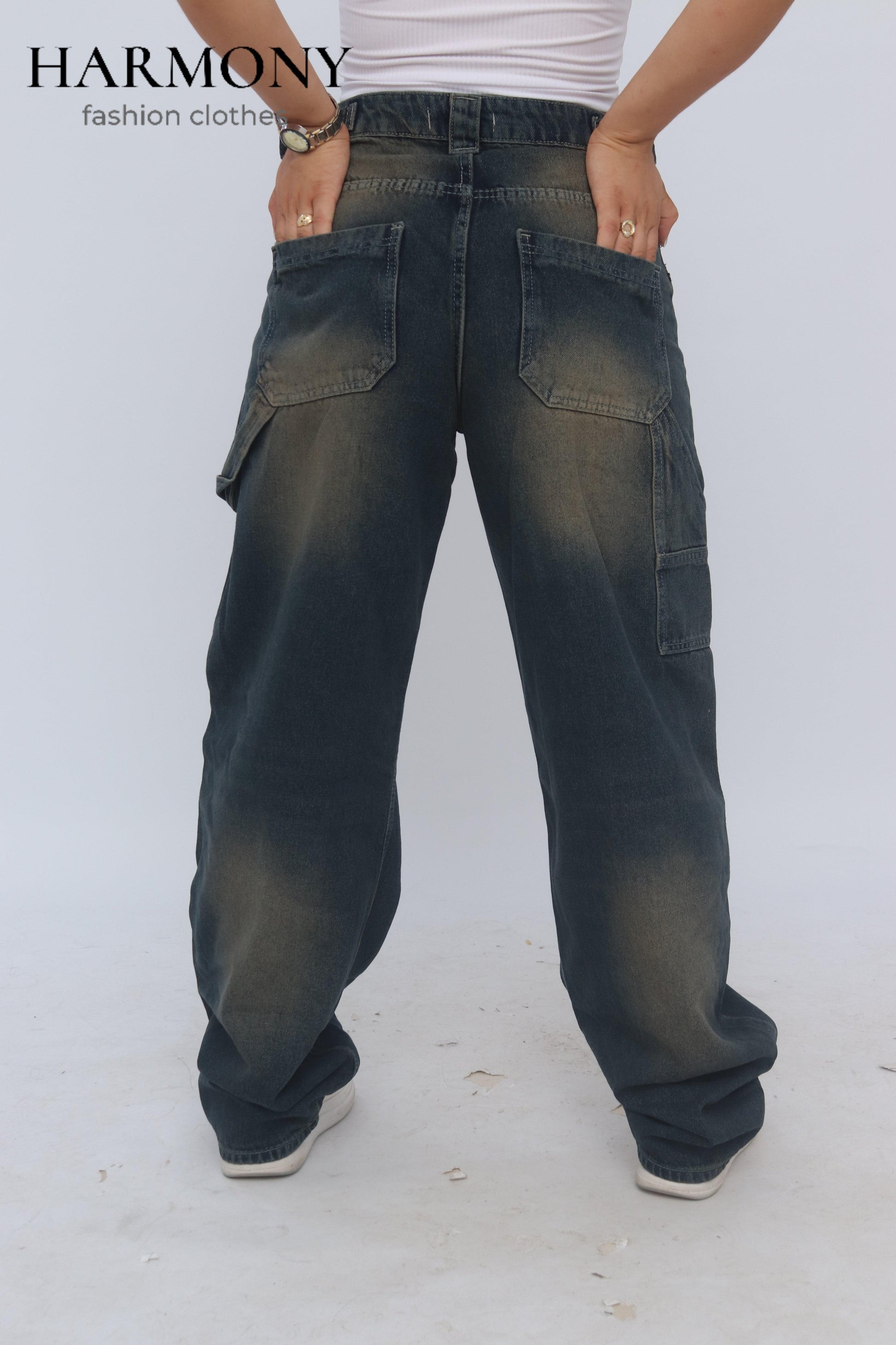 Baggy carpenter jeans ( code 4 ) - HARMONY fashion clothes