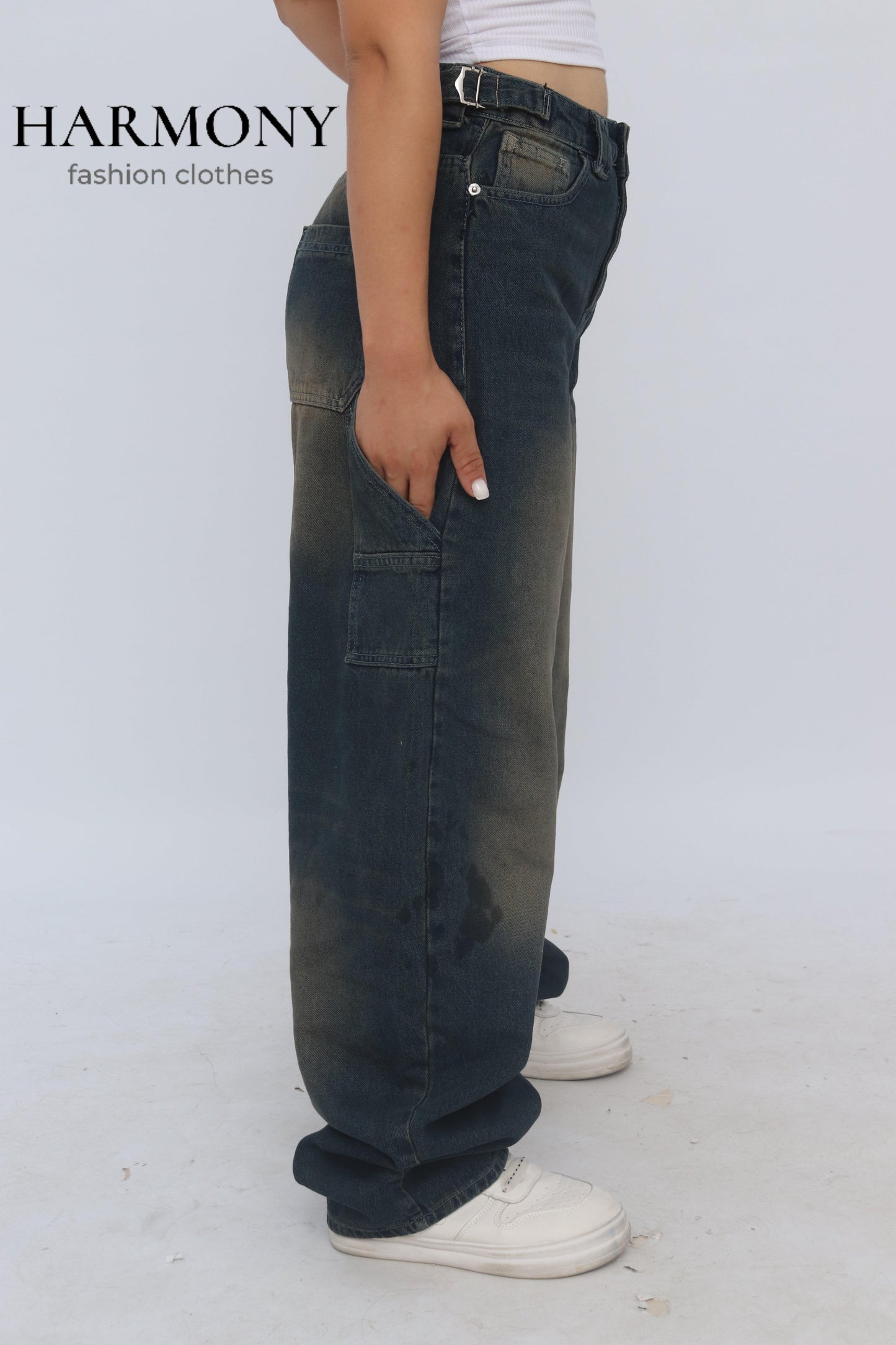 Baggy carpenter jeans ( code 4 ) - HARMONY fashion clothes