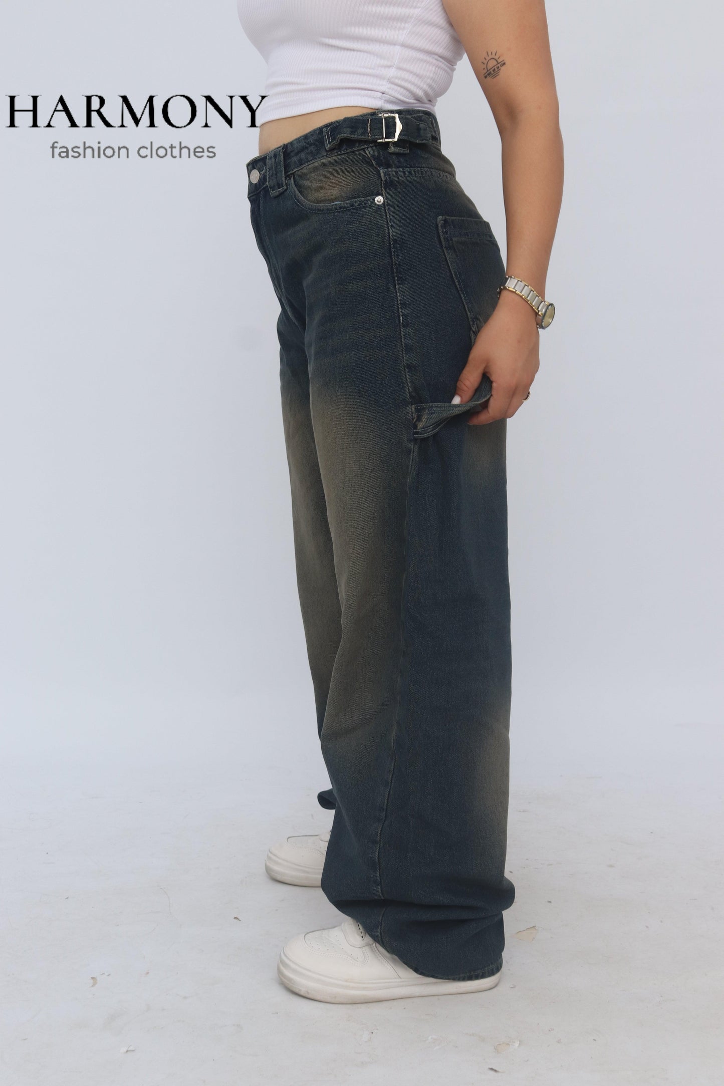 Baggy carpenter jeans ( code 4 ) - HARMONY fashion clothes