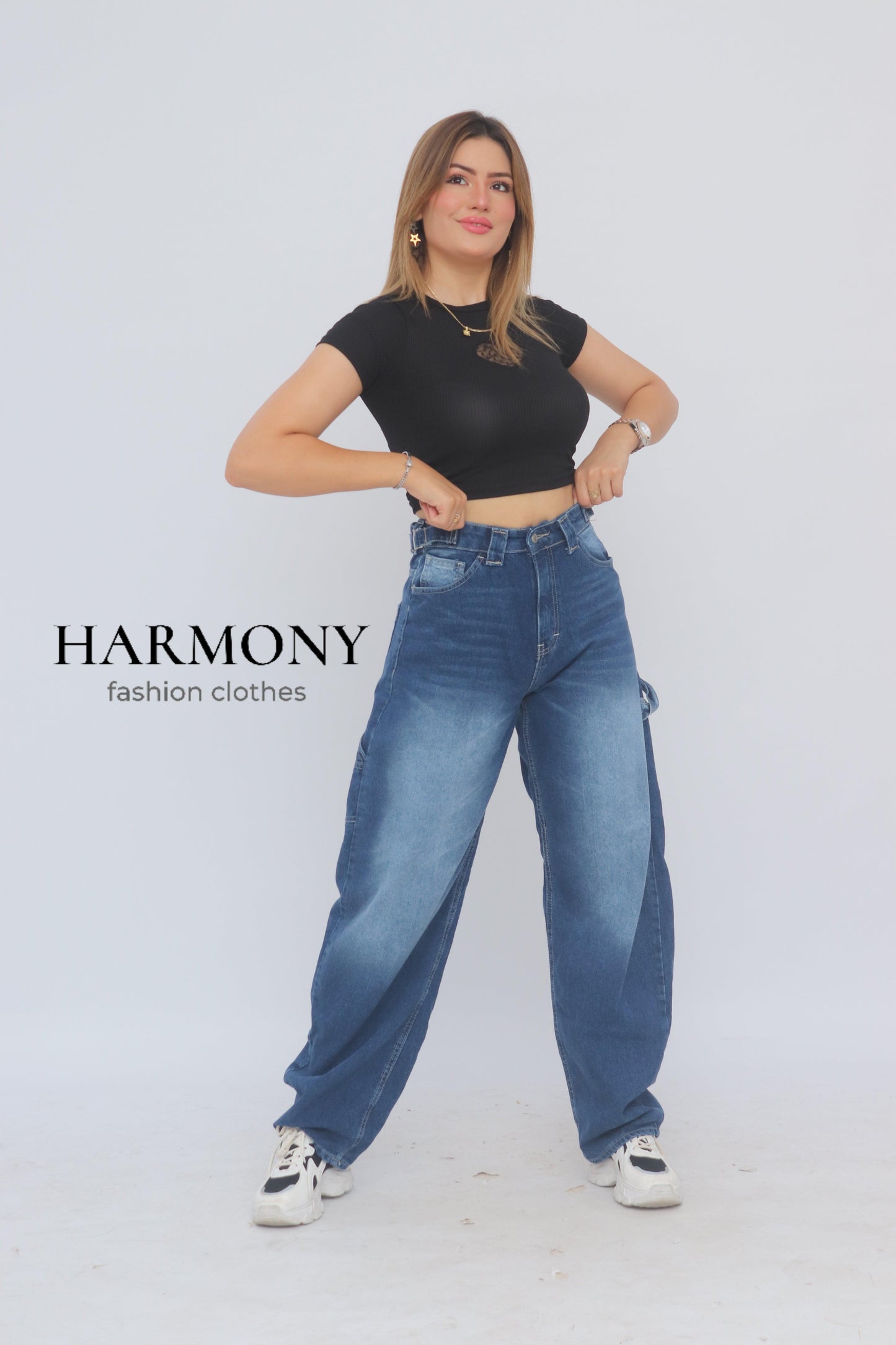 Baggy carpenter jeans ( code 3 ) - HARMONY fashion clothes