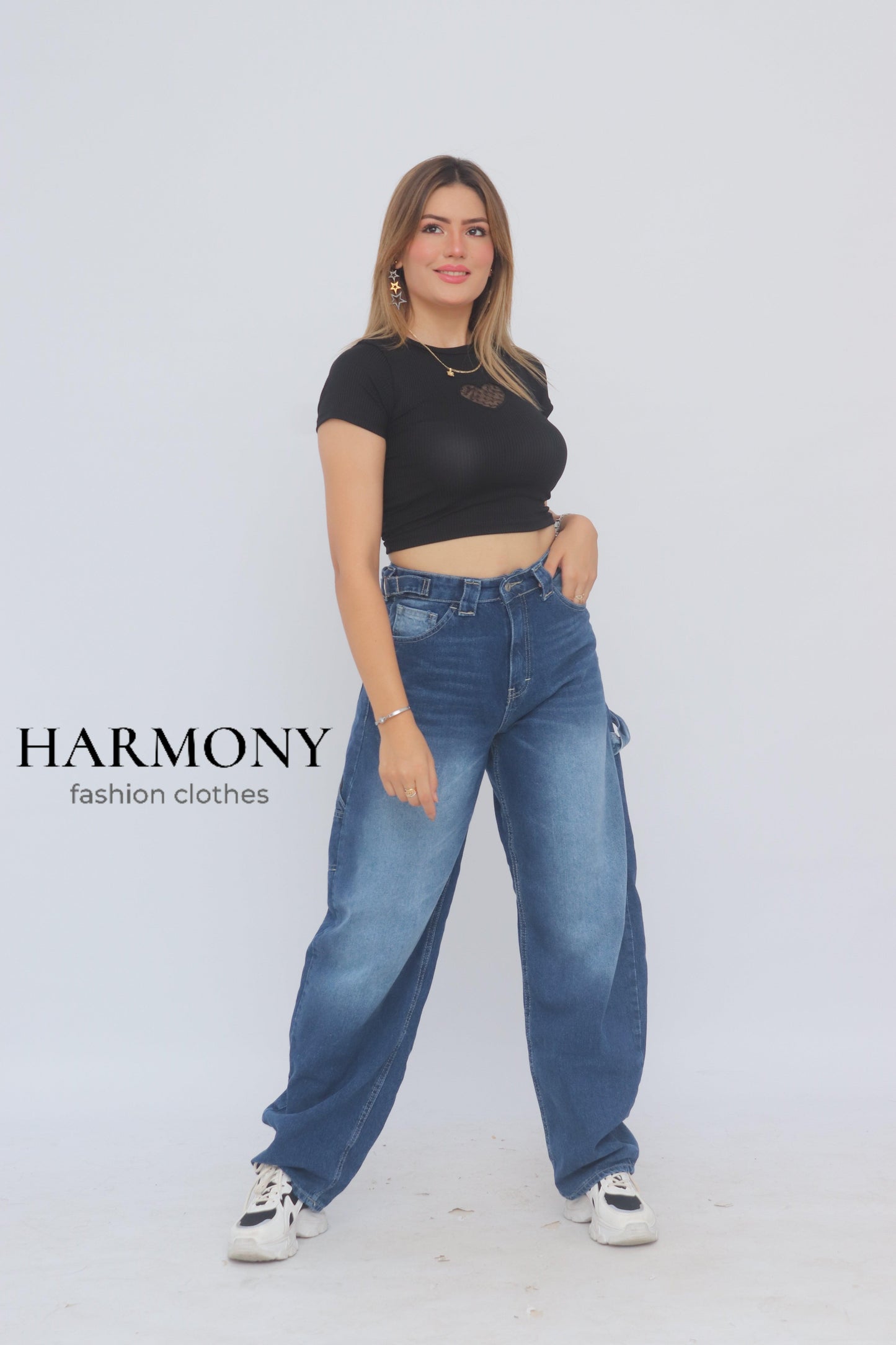 Baggy carpenter jeans ( code 3 ) - HARMONY fashion clothes