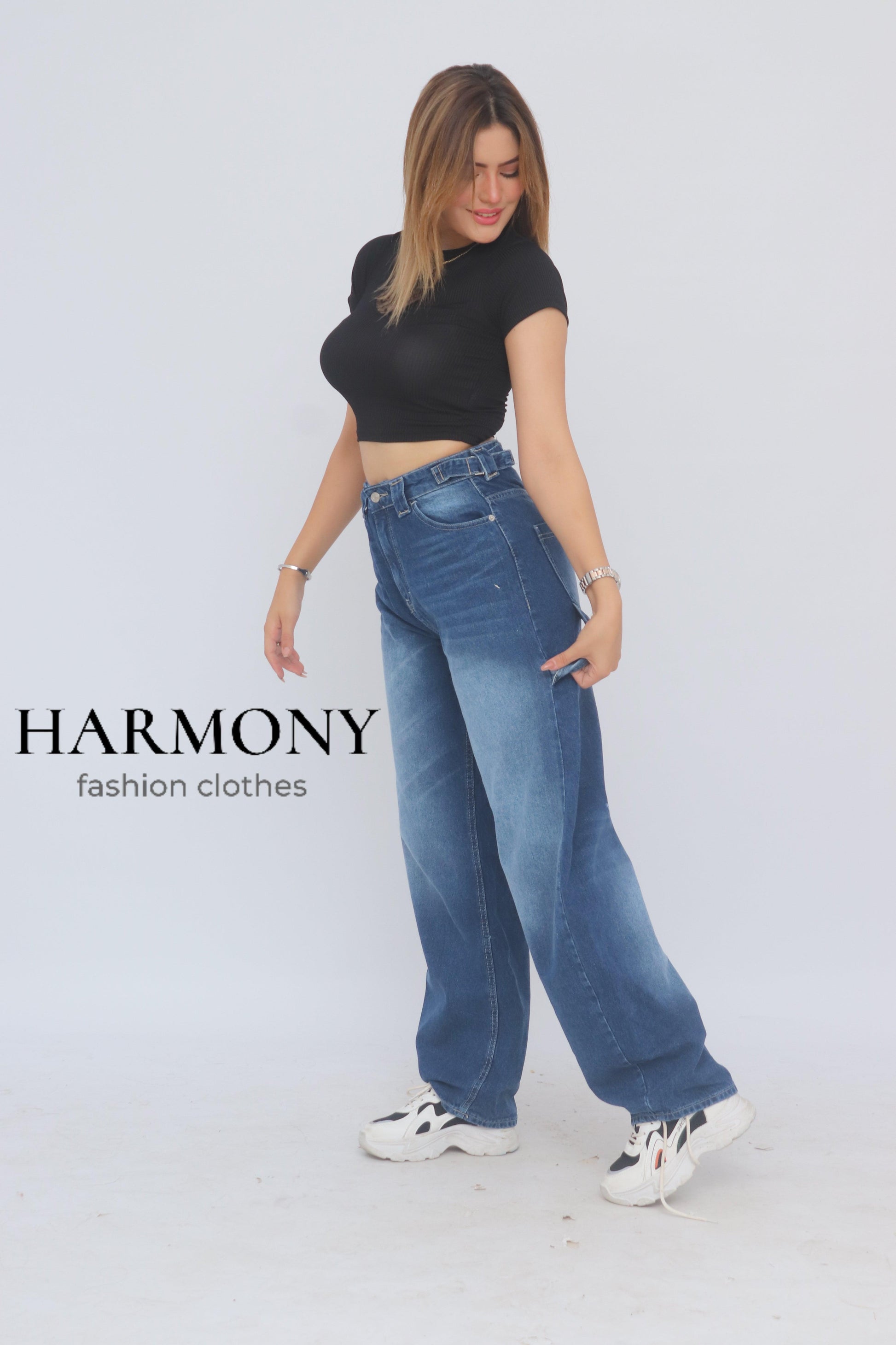 Baggy carpenter jeans ( code 3 ) - HARMONY fashion clothes