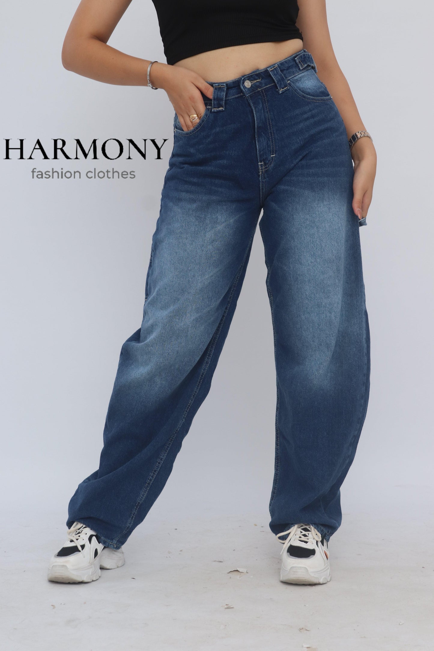 Baggy carpenter jeans ( code 3 ) - HARMONY fashion clothes