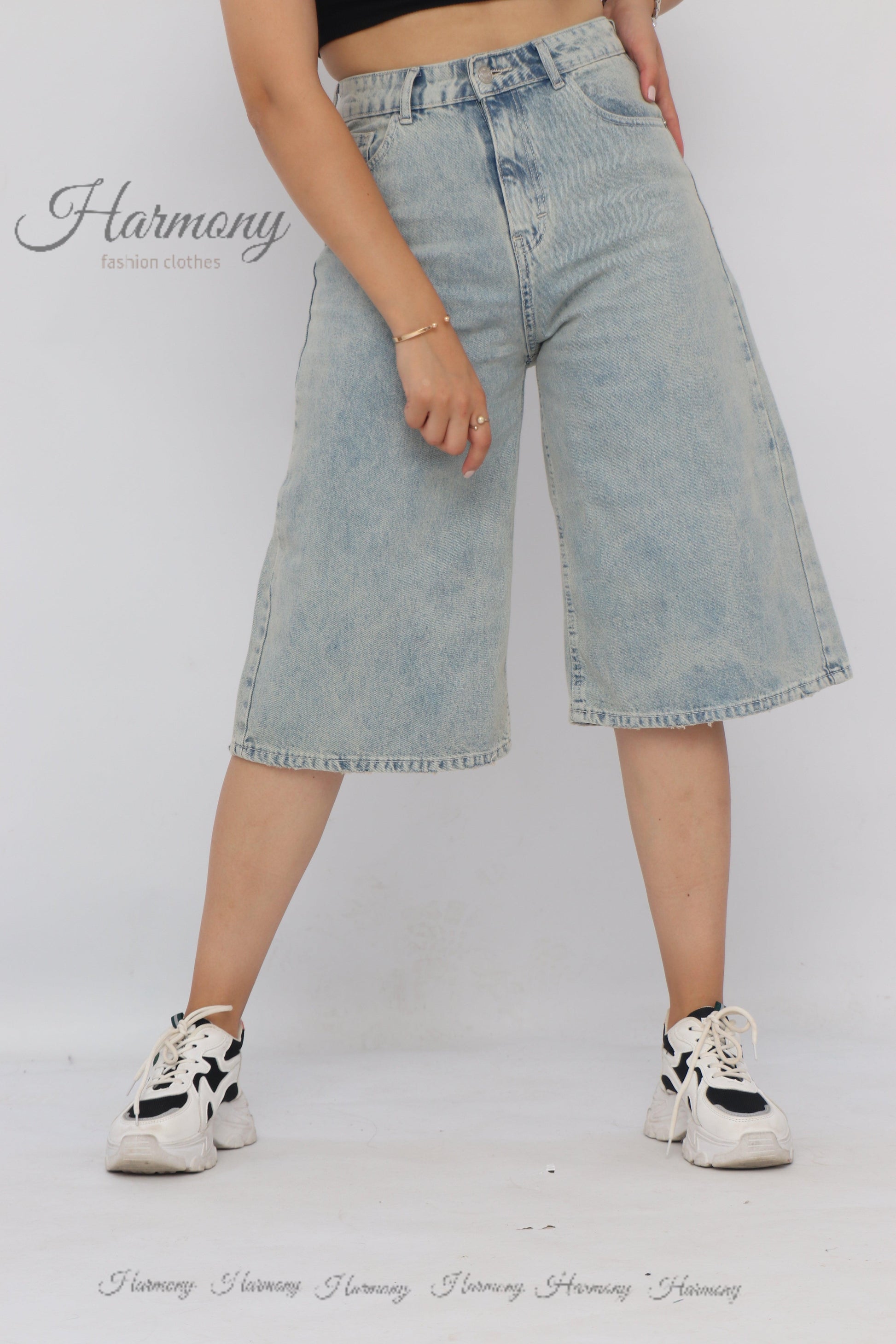 Baggy jorts ( code 3 ) - HARMONY fashion clothes