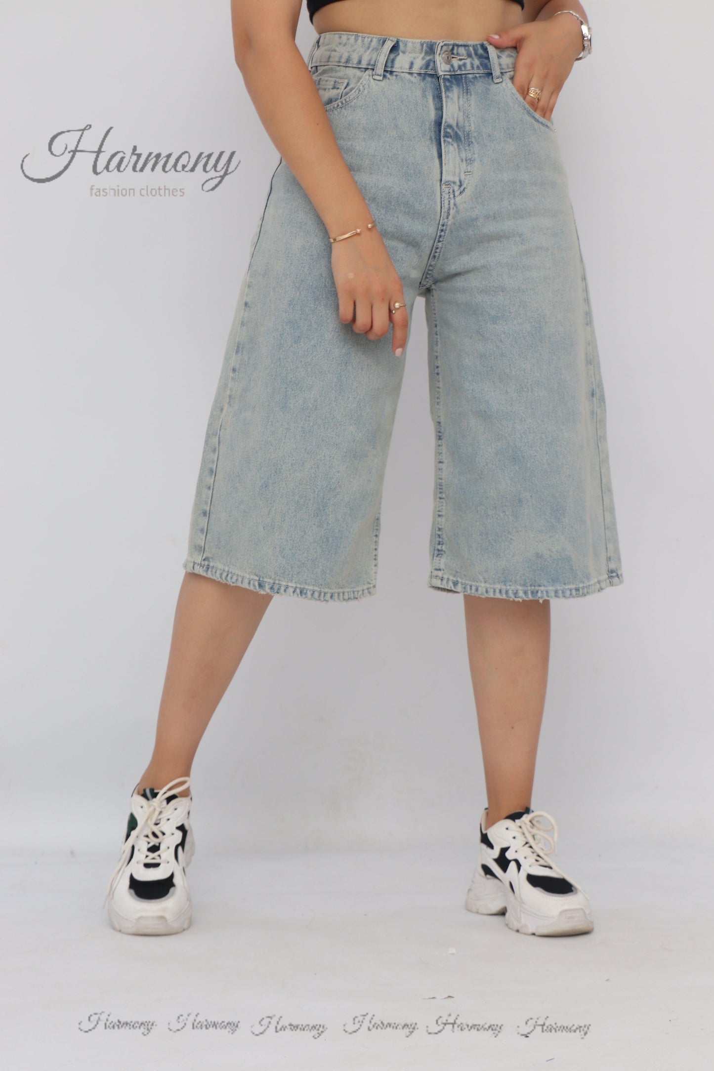 Baggy jorts ( code 3 ) - HARMONY fashion clothes