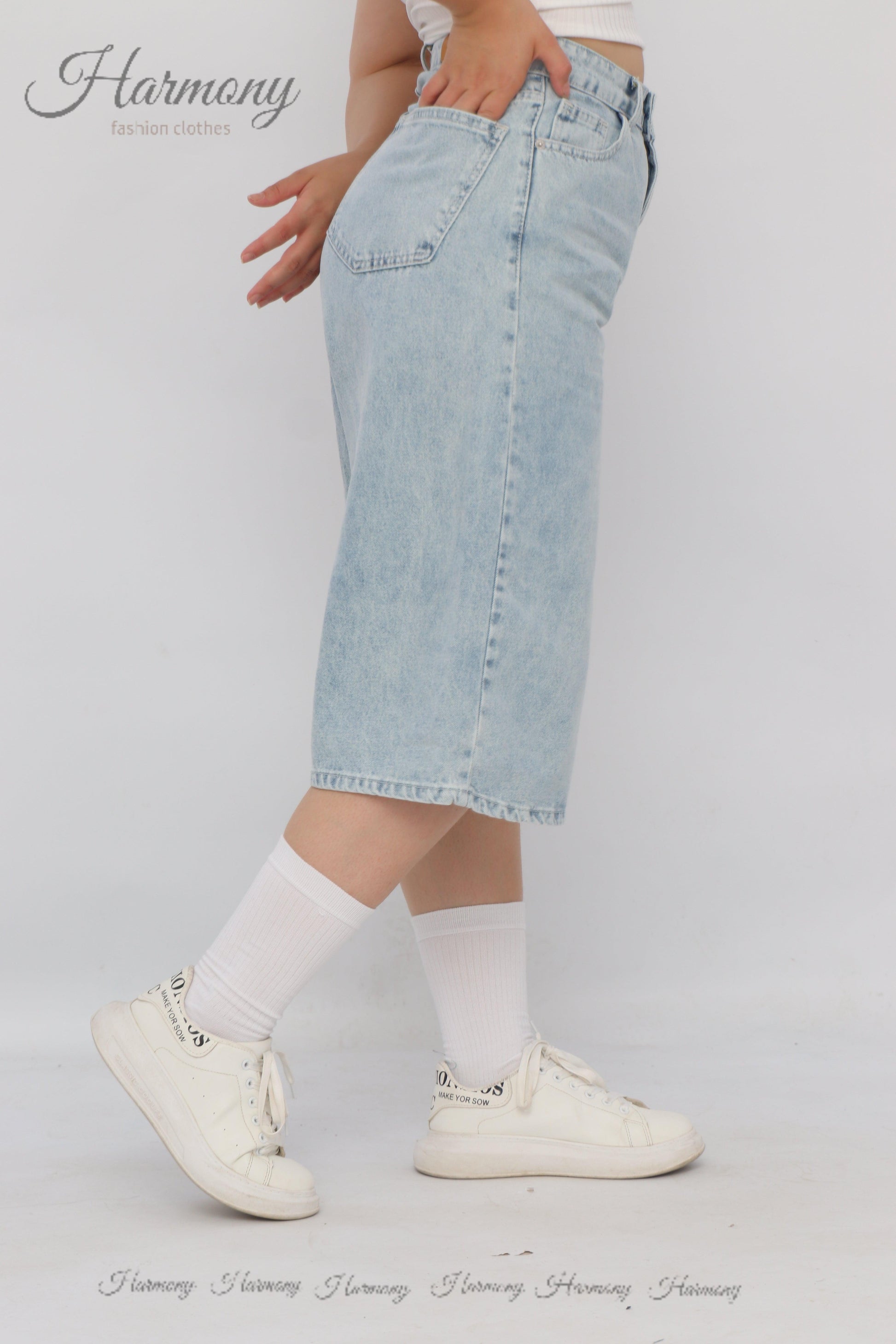 Baggy jorts ( code 2 ) - HARMONY fashion clothes