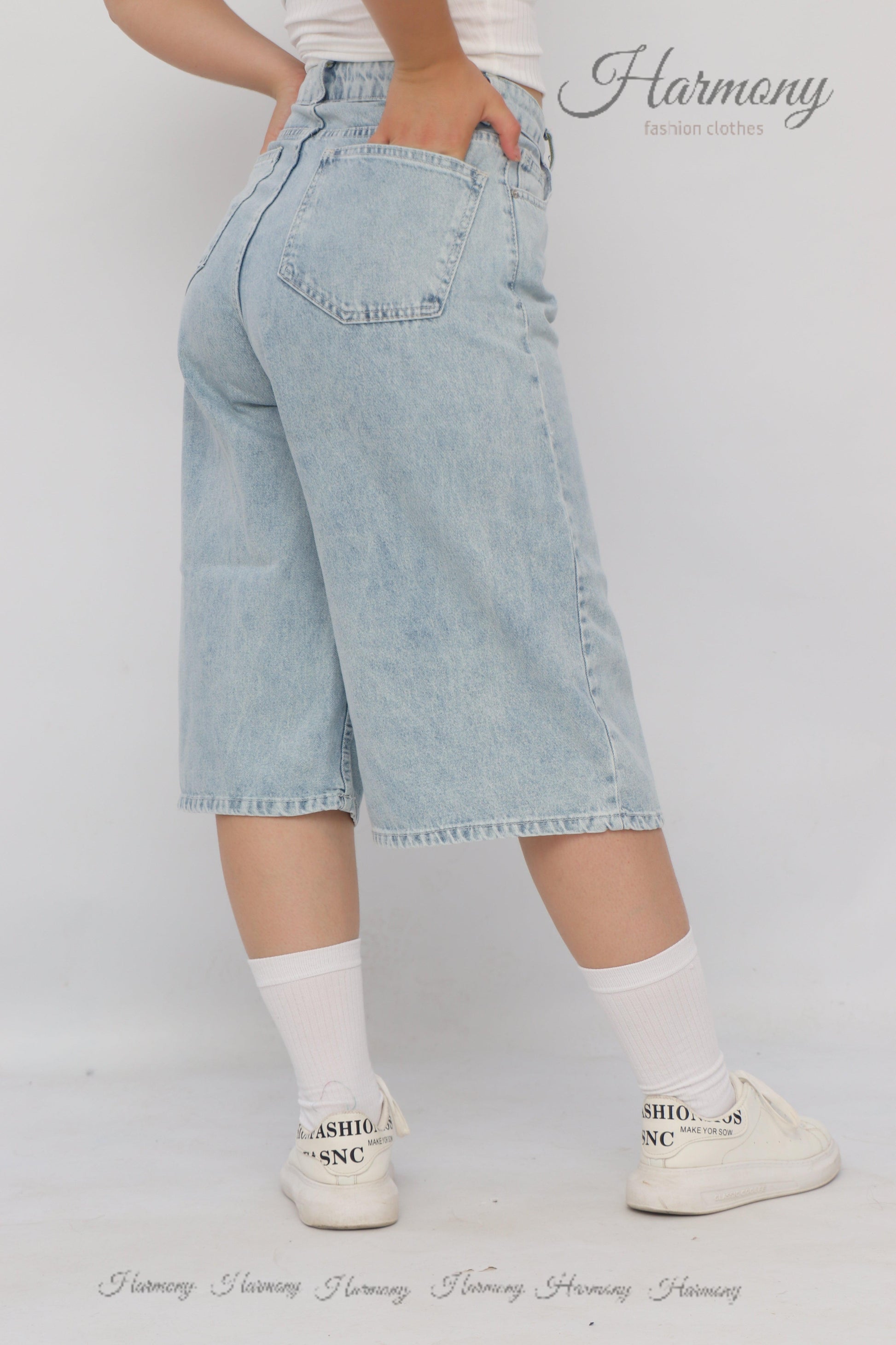 Baggy jorts ( code 2 ) - HARMONY fashion clothes