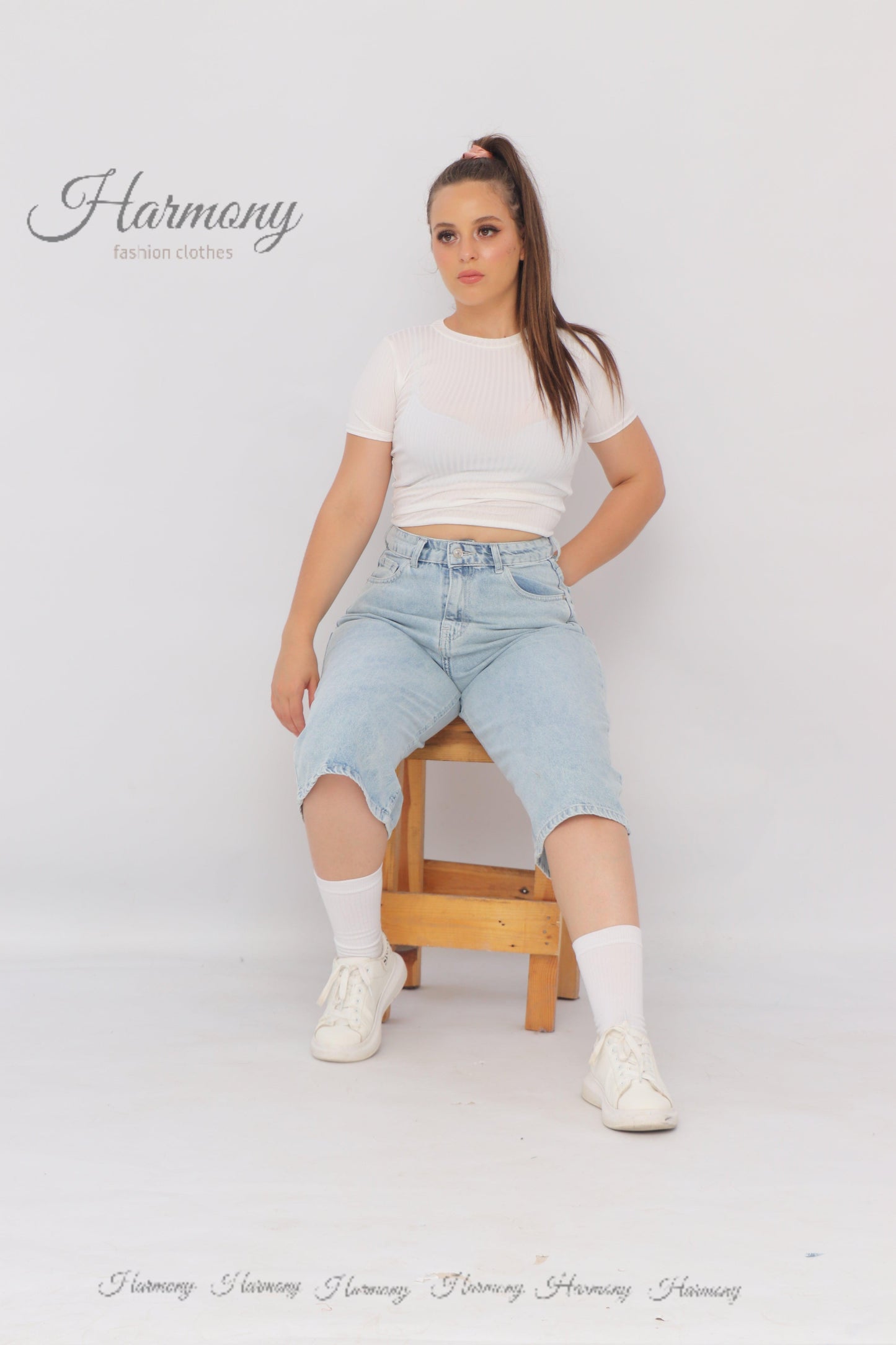 Baggy jorts ( code 2 ) - HARMONY fashion clothes